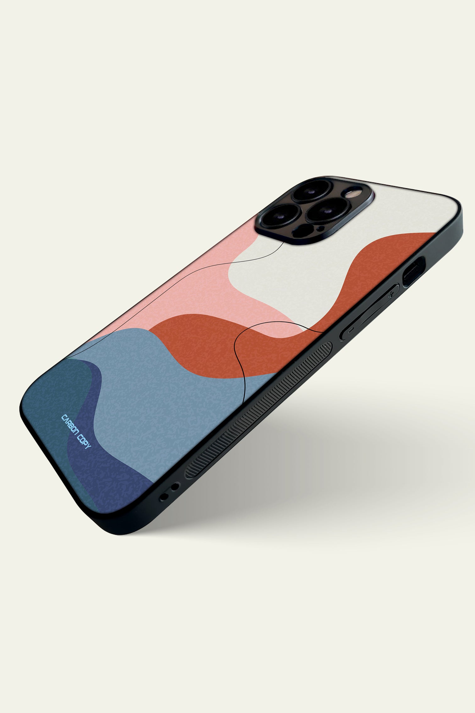 Complex Print Phone Glass Case
