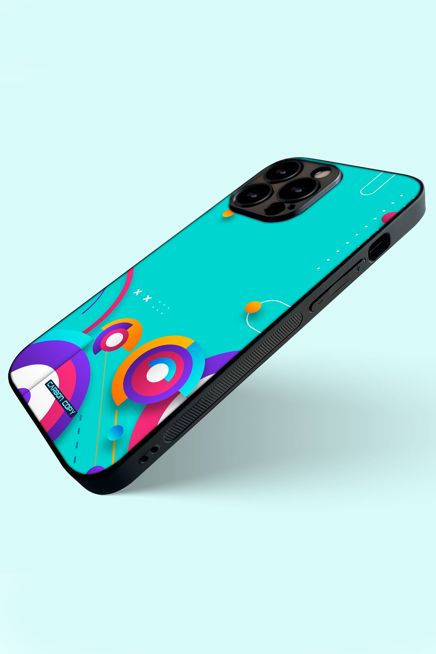 Prefigured Print Phone Glass Case