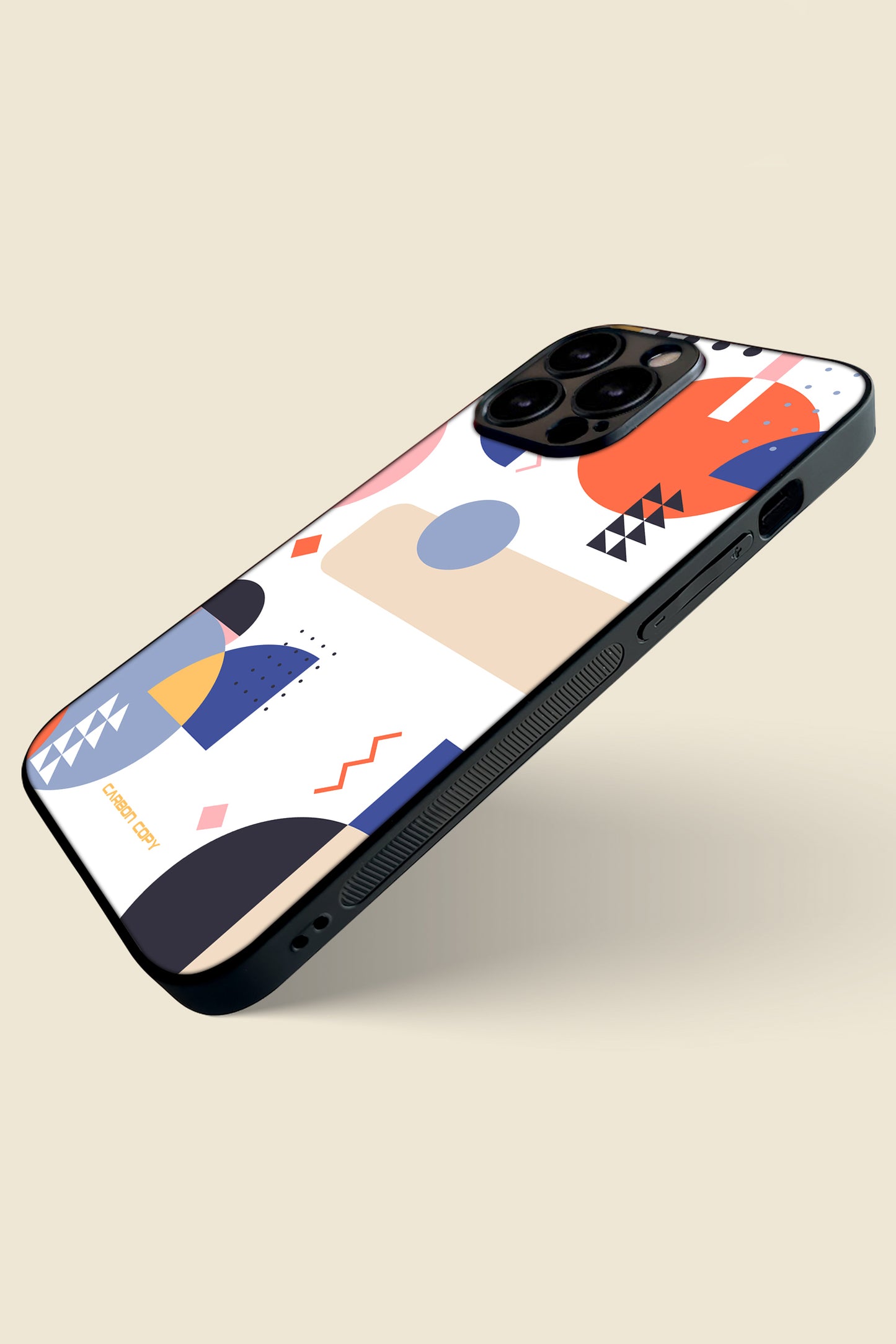 Symbolic Curve Phone Glass Case