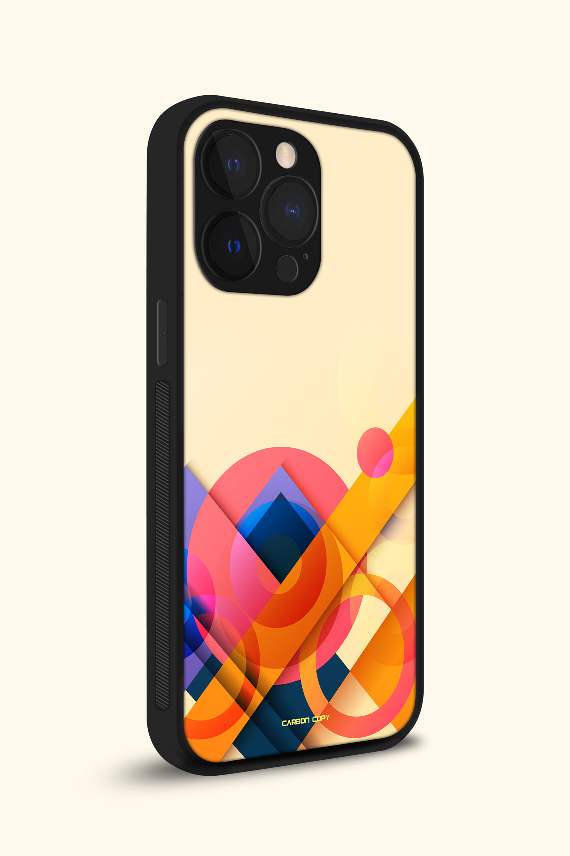 Curve Ephemeral Print Phone Glass Case