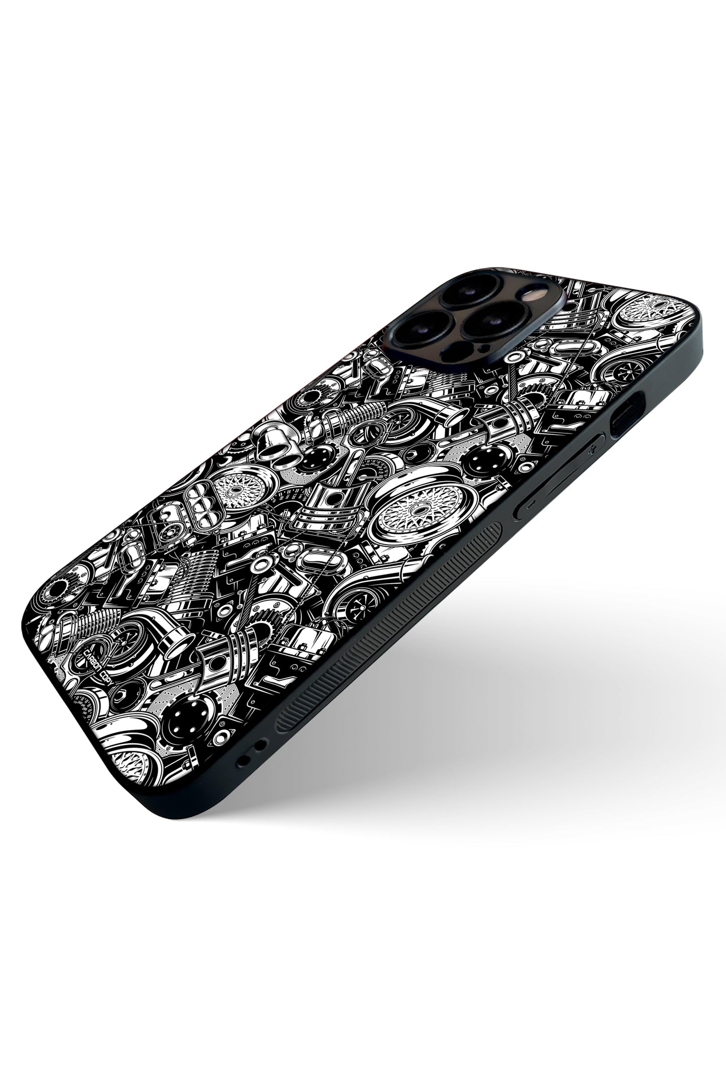 Engine Designed Premium Phone Glass Case