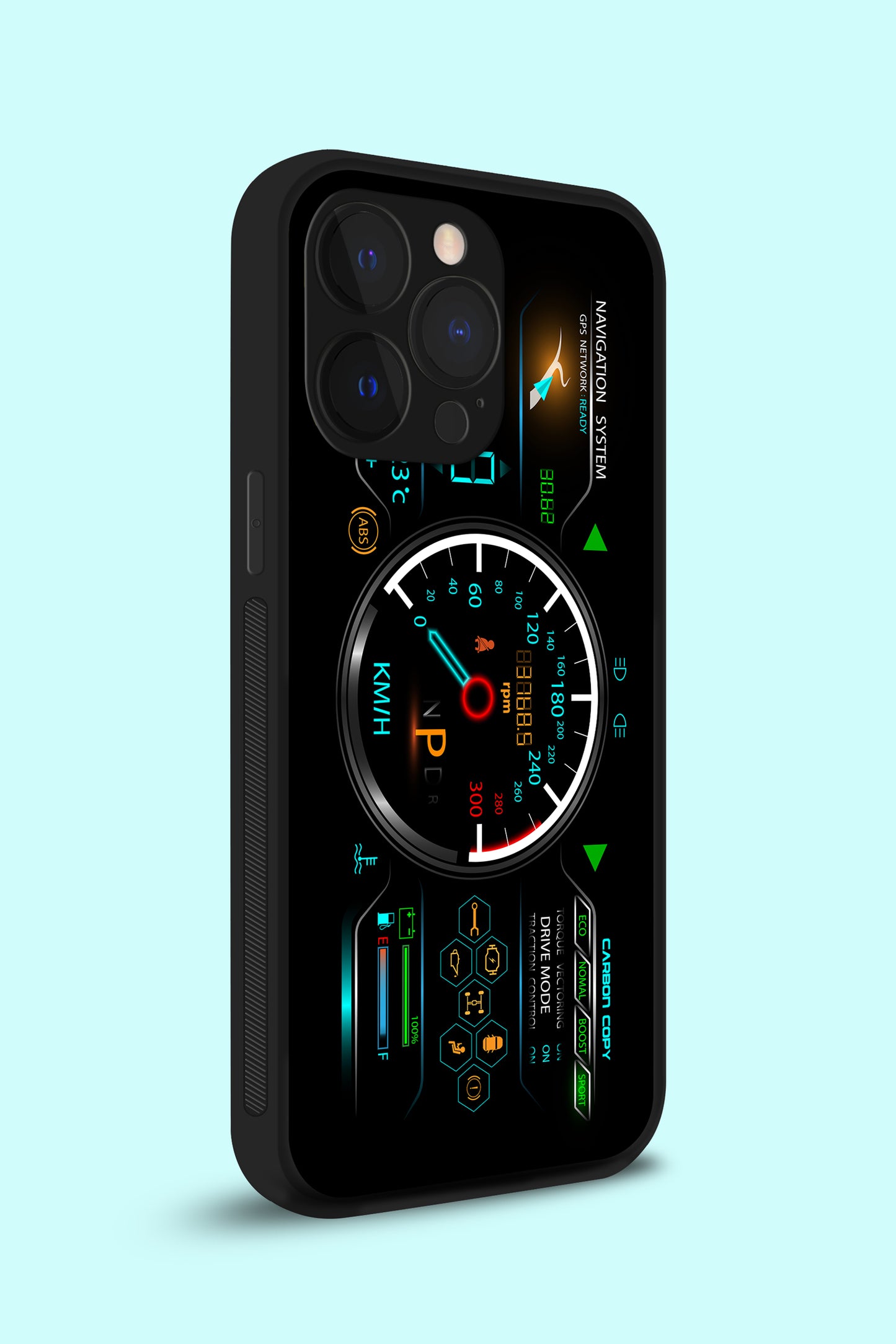 Speed dial Designed Glass Phone Case