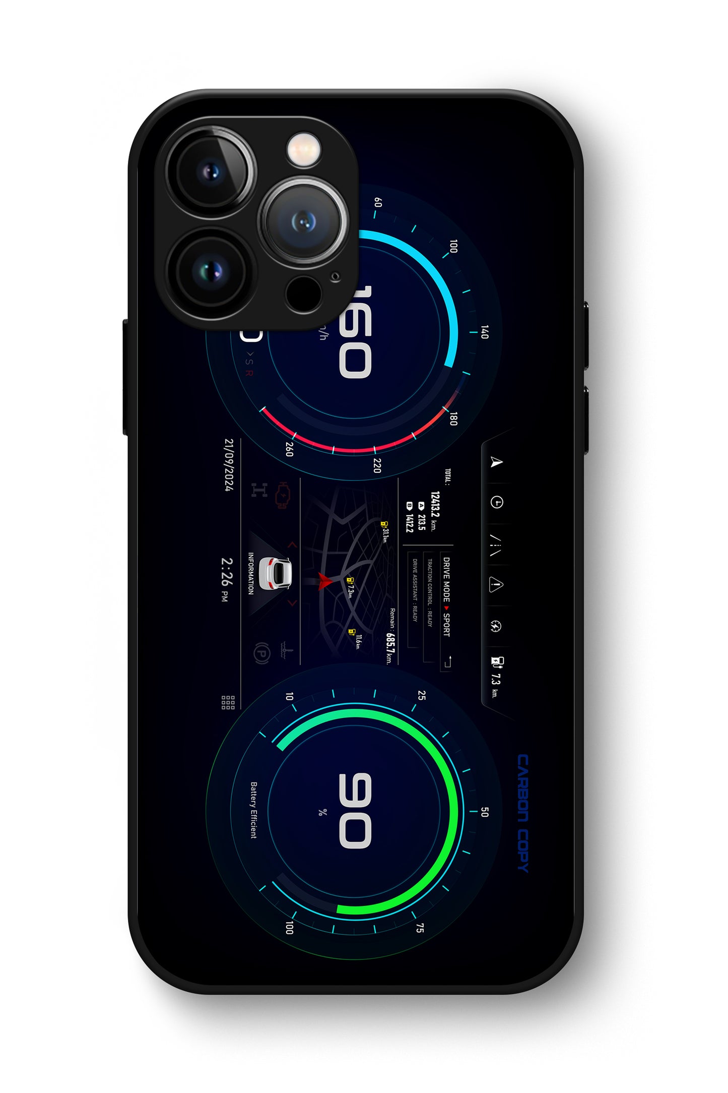 Cluster Phone Glass Case