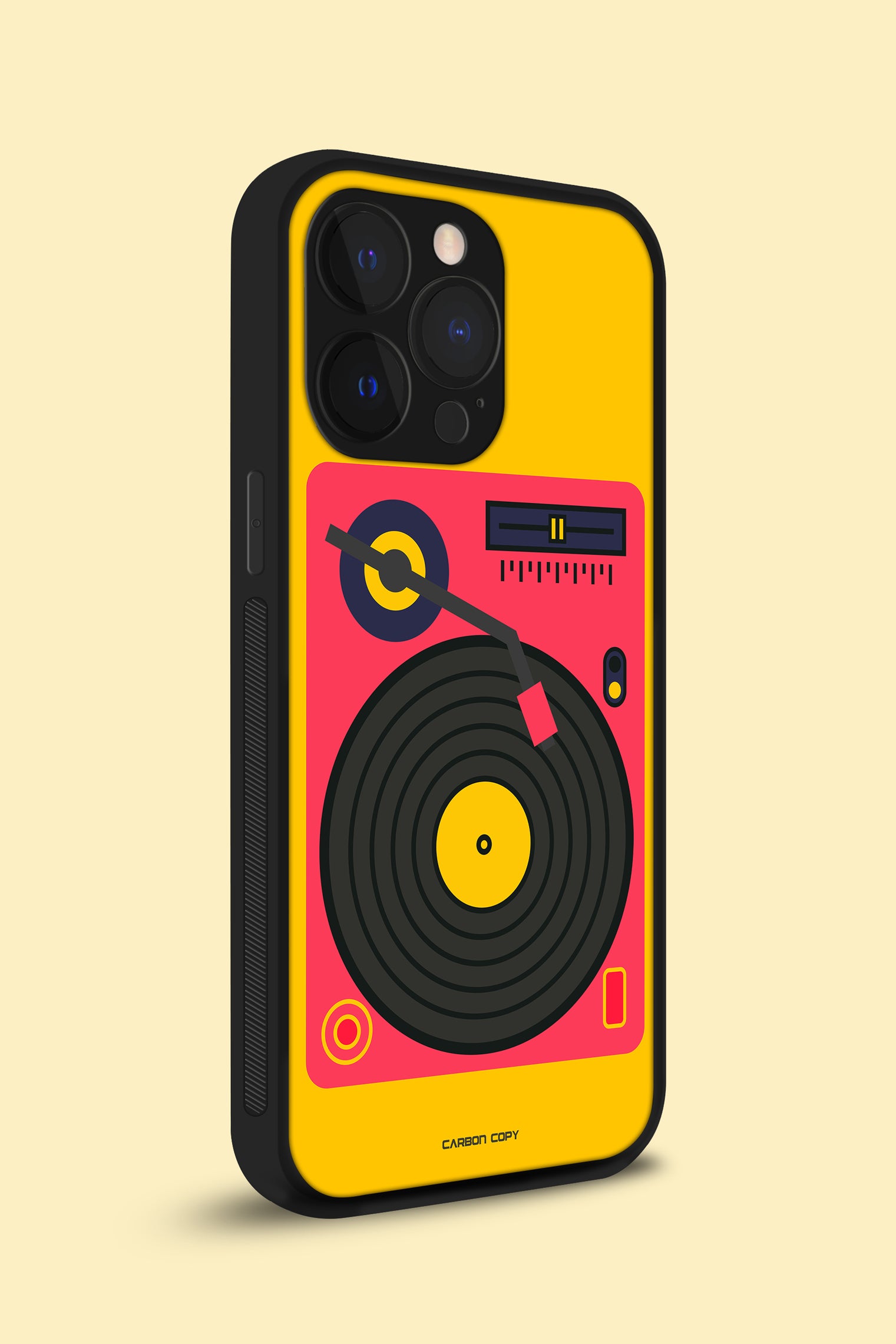Retro Recorder Phone Glass Case
