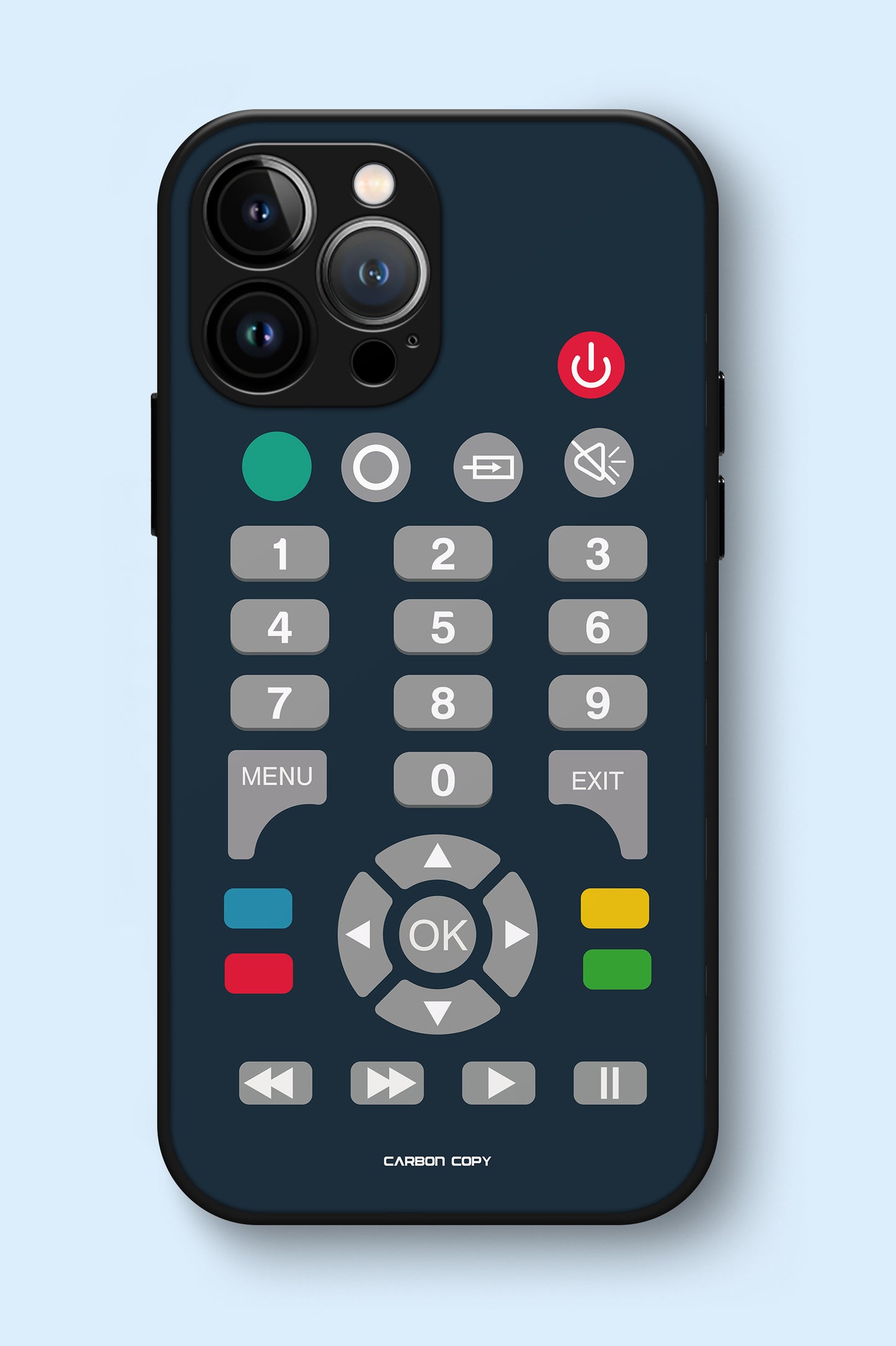 Remote Premium Phone Glass Case