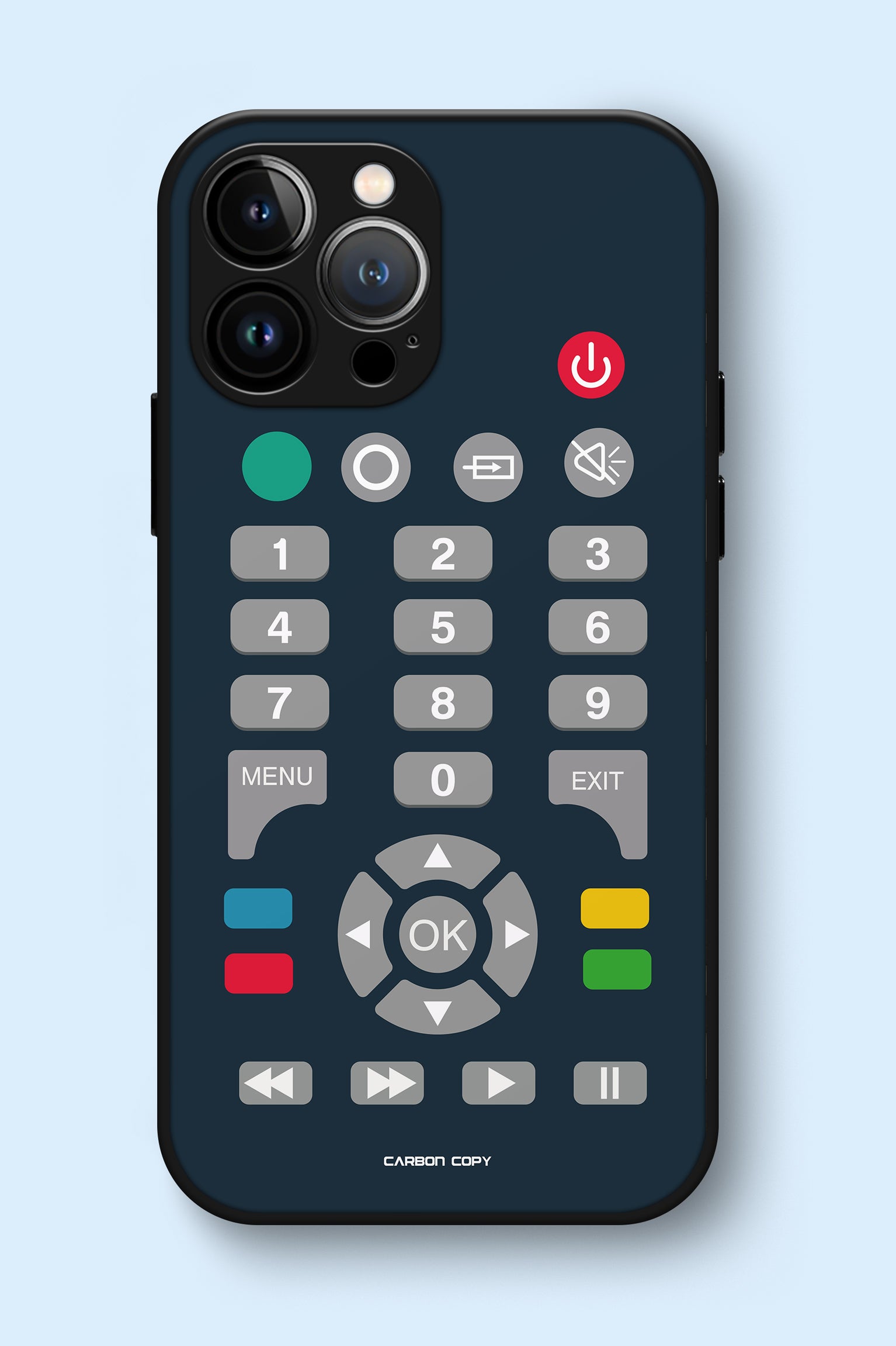 Remote Premium Phone Glass Case