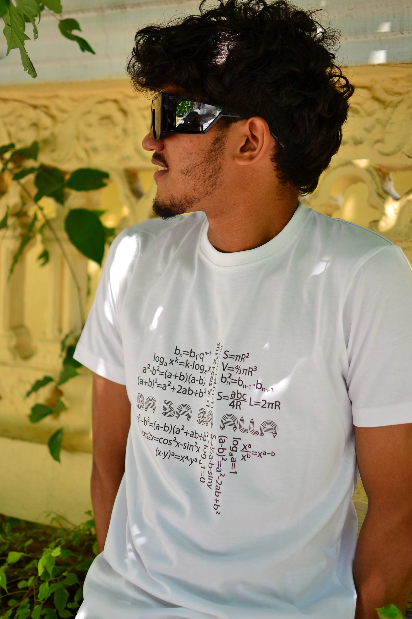Ba Ba Ba Alla | CARBON COPY | Printed Unisex T-Shirt | Malayalam Dialogue I White