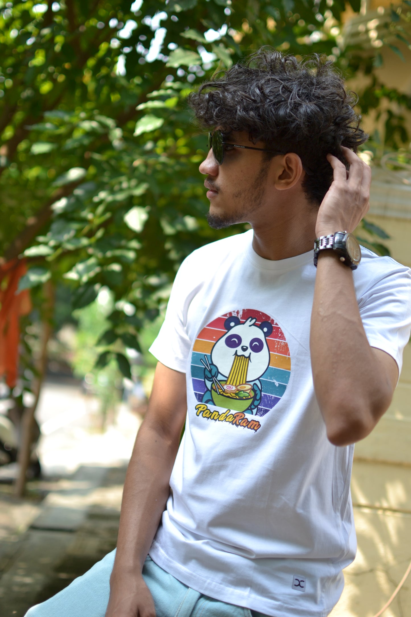 Pandaram | CARBON COPY | Premium Printed T-Shirt I White T-shirt