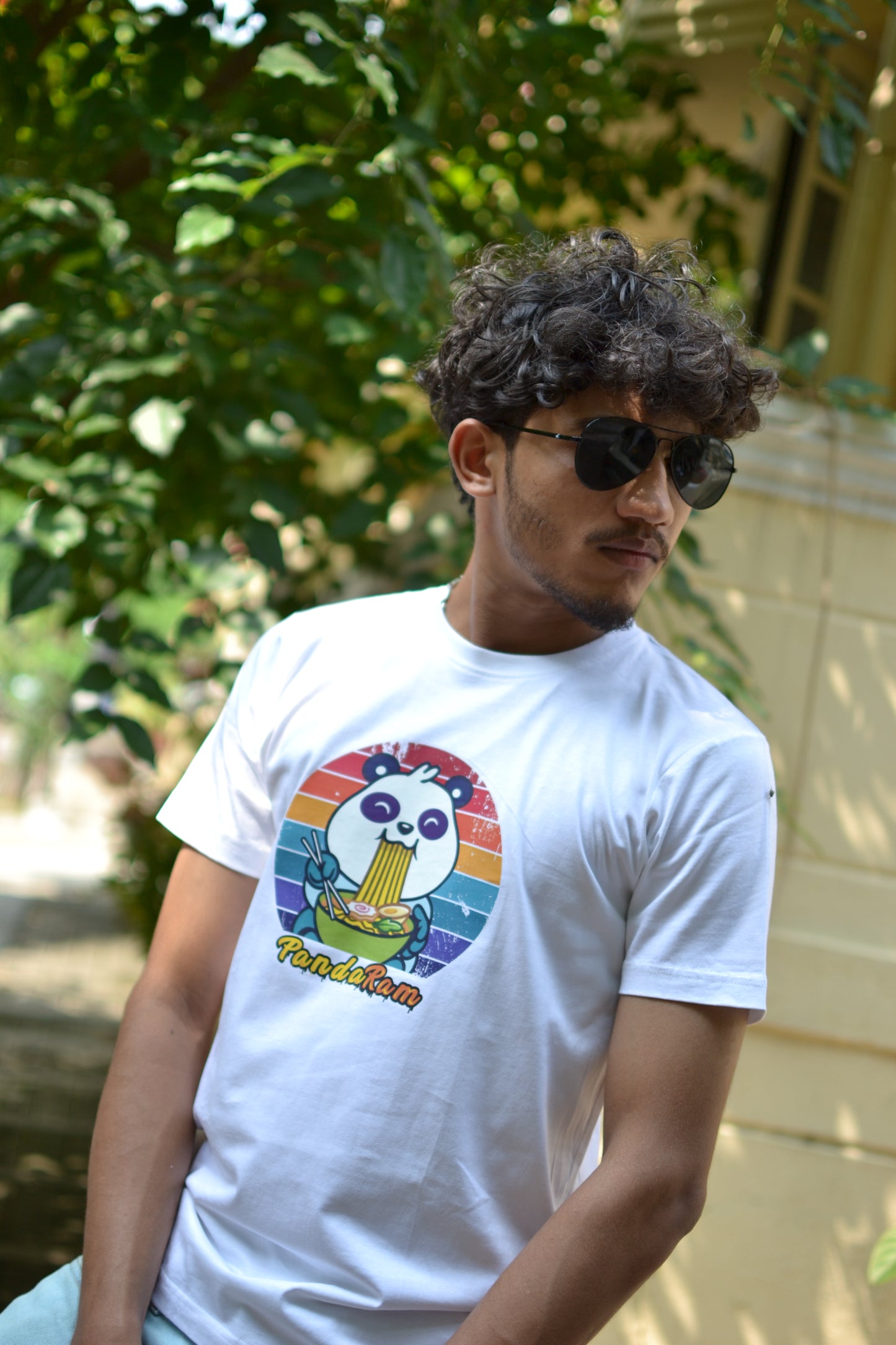 Pandaram | CARBON COPY | Smart fit T-Shirt I White T-shirt
