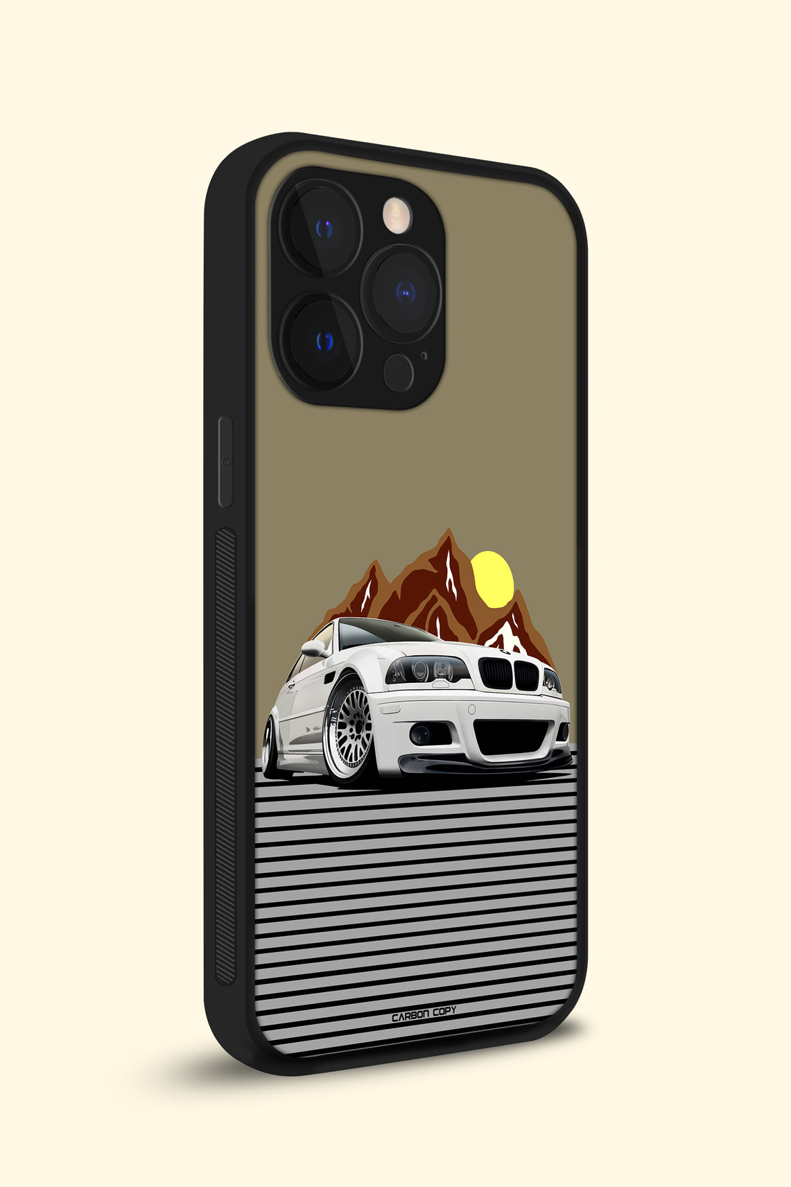 BMW M3 Brown print phone case