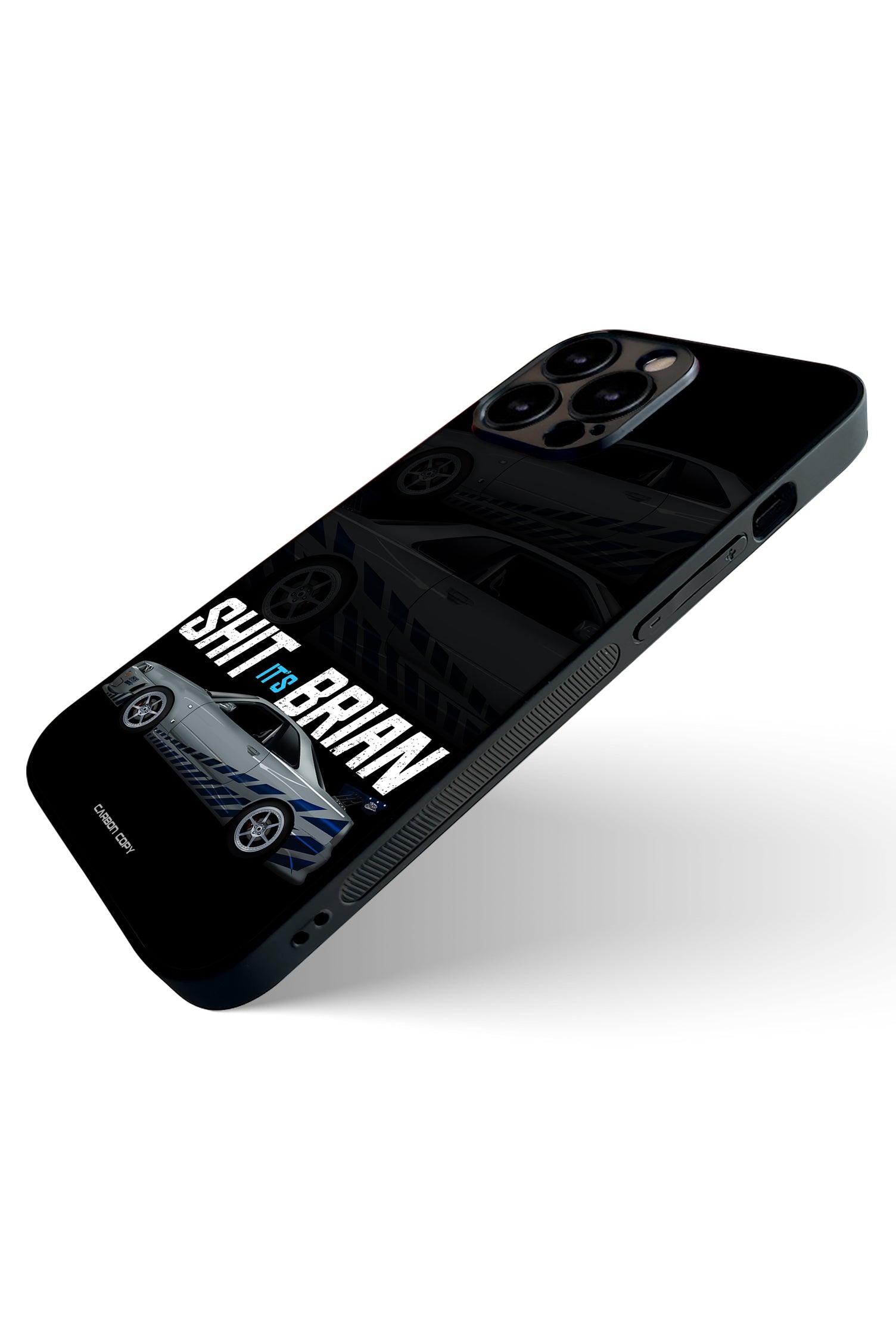 Brian Premium Phone Glass Case for Nissan GTR R-34