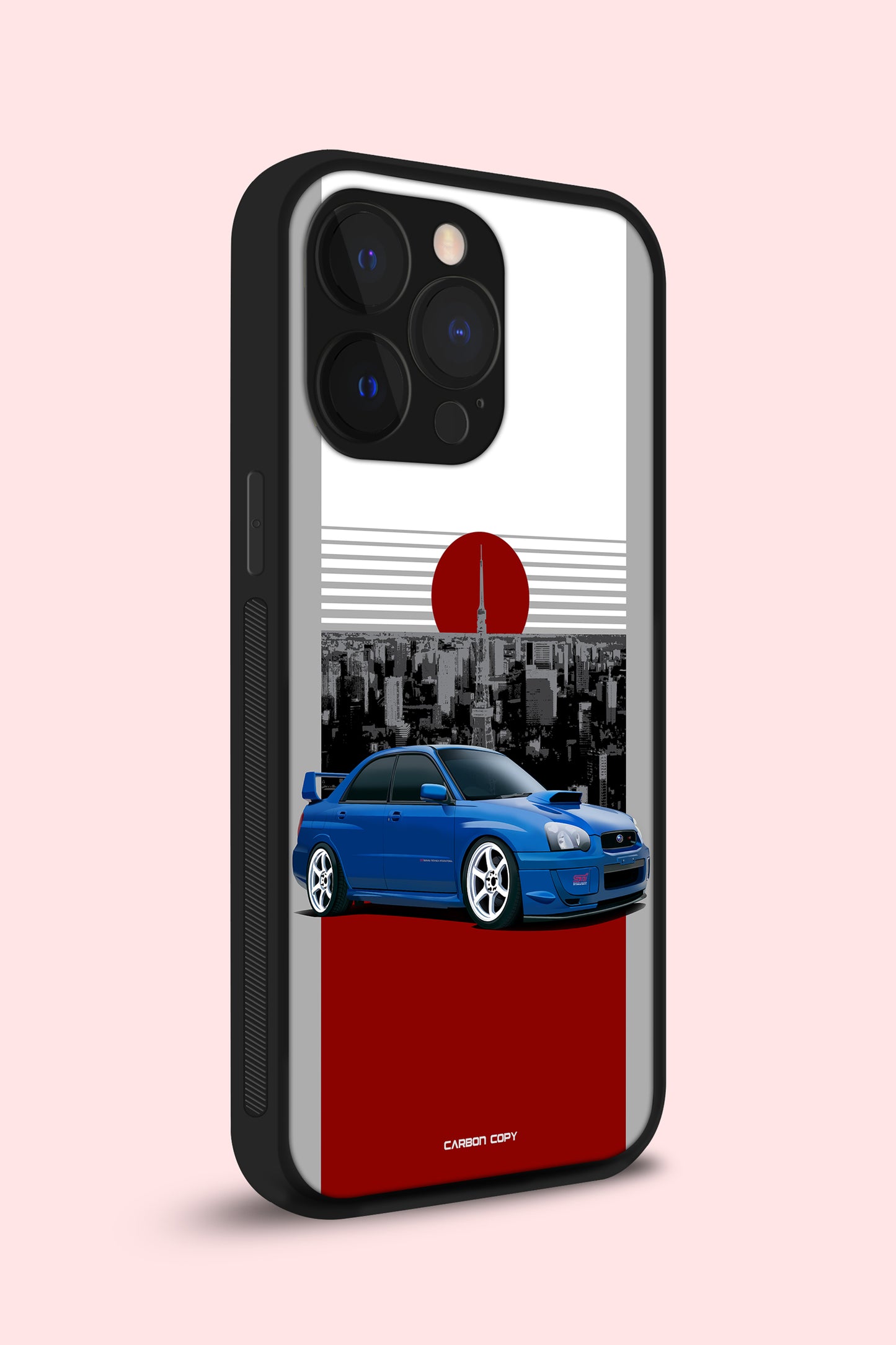 Printed Phone Glass case WRX STI Buck Eye