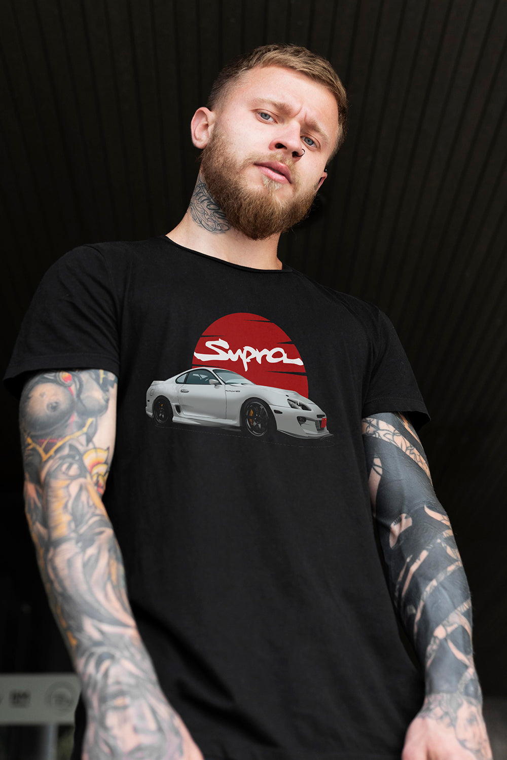 Honda Toyota Supra | CARBON-COPY | Premium Smart-Fit | Unisex T-Shirt| Black T-Shirt