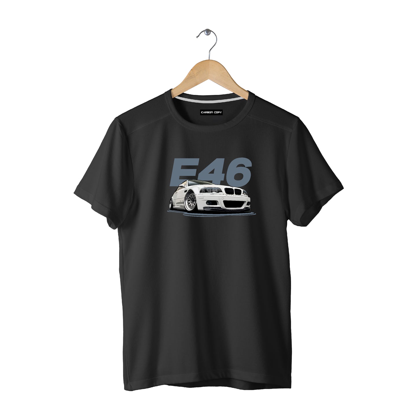 BMW E-46 M3 | CARBON-COPY | Premium Smart-Fit | Unisex T-Shirt| Black T-Shirt