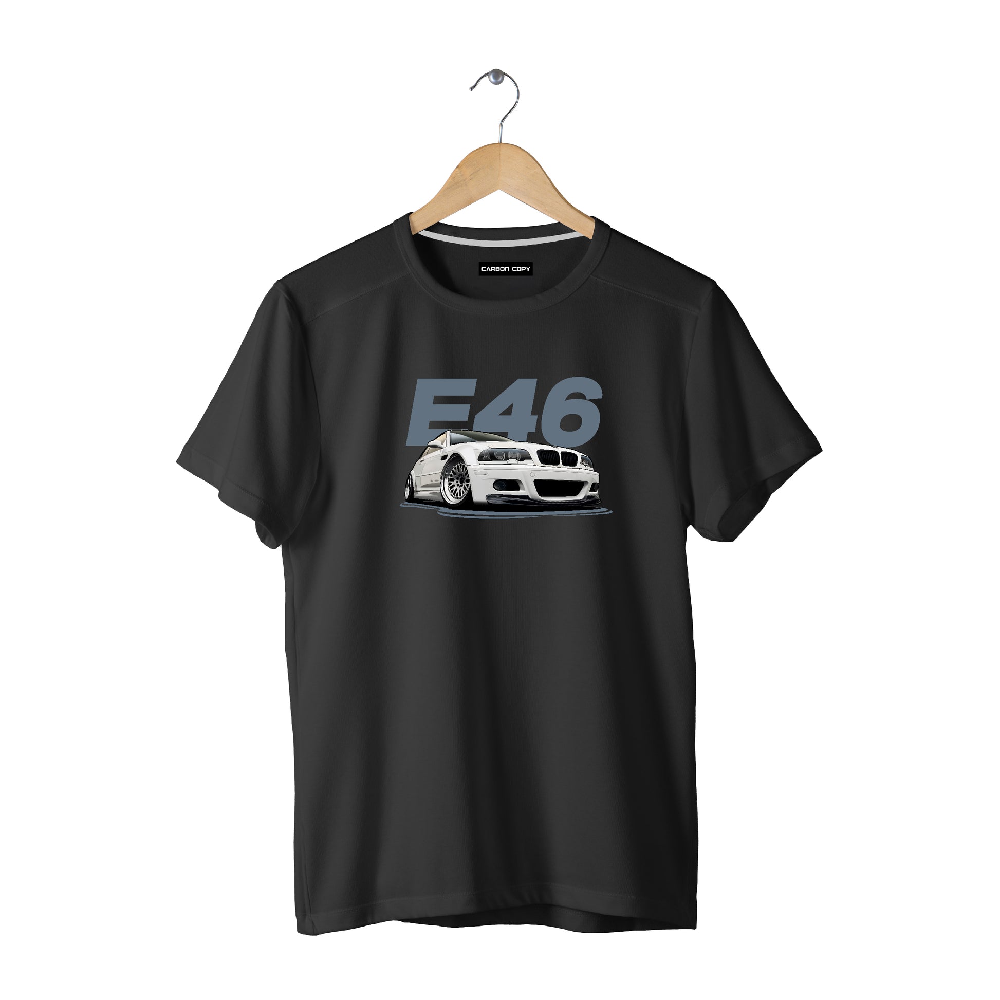 BMW E-46 M3 | CARBON-COPY | Premium Smart-Fit | Unisex T-Shirt| Black T-Shirt