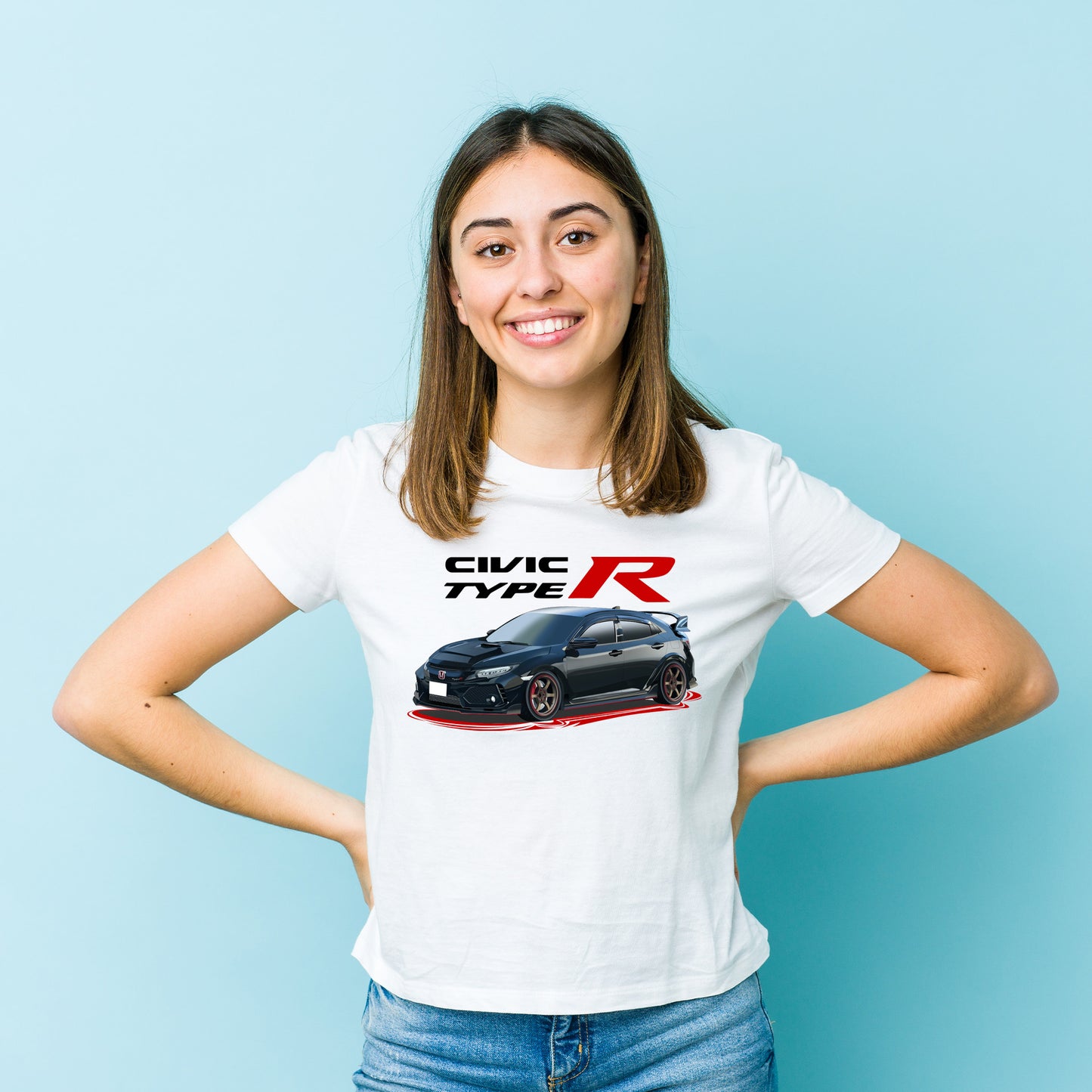 Honda Civic Type R | F&F Tokyo Drift | Letty’s car | CARBON COPY | Premium Women T-Shirt l Automotive