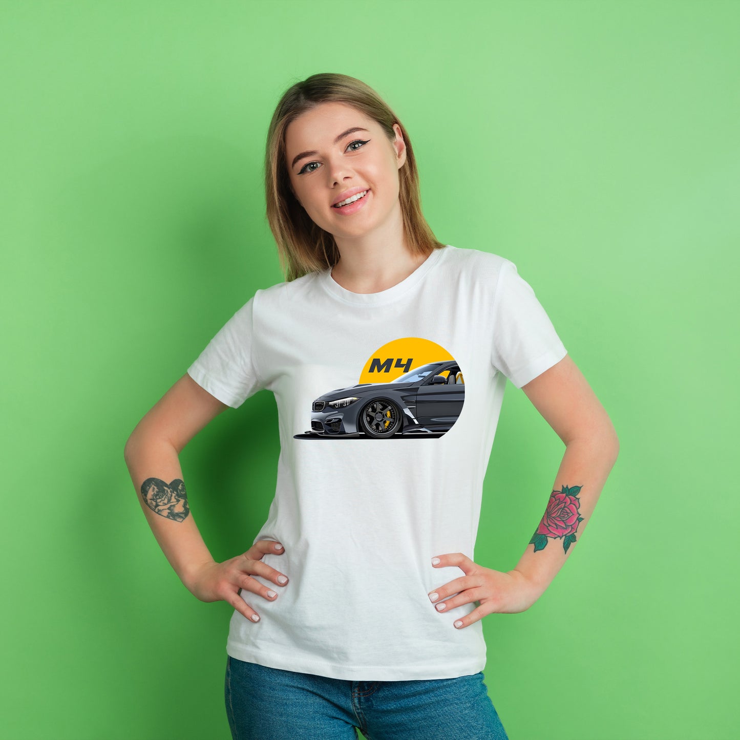 BMW M-4 Varis Kit | CARBON COPY | Premium Women T-Shirt | Automotive