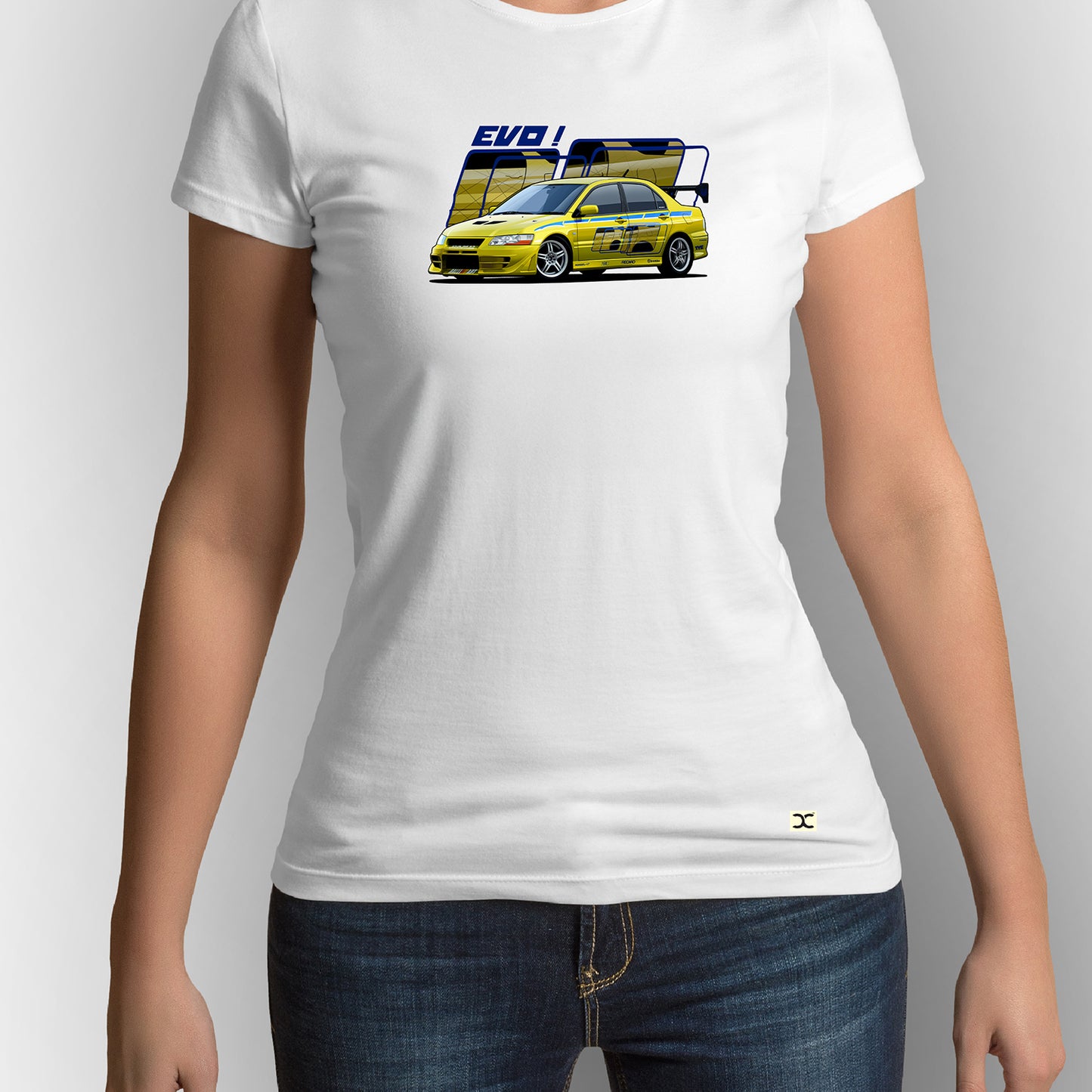 Mitsubishi EVO 7 | 2 Fast 2 Furious | Paul Walker | CARBON COPY | Premium Unisex T-Shirt