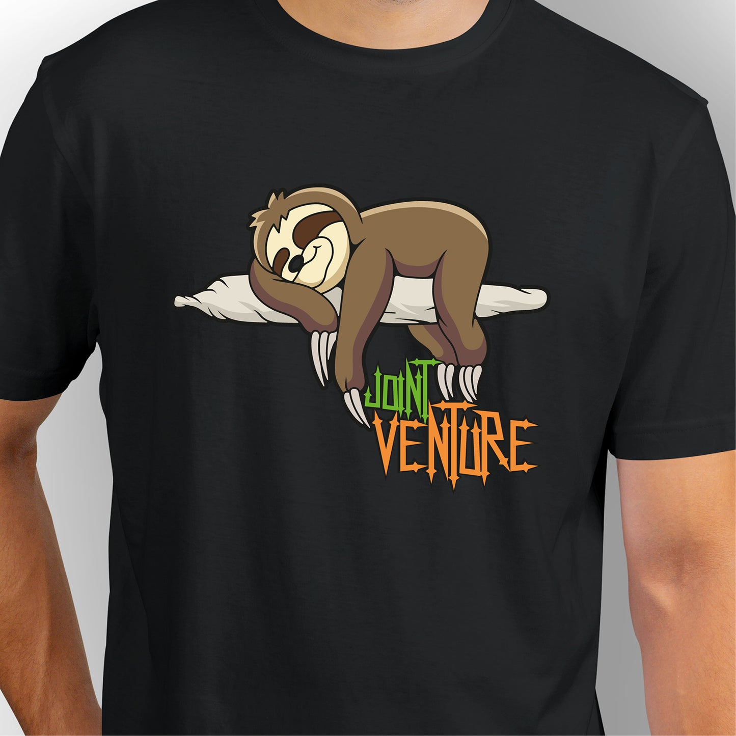 Joint Venture | CARBON-COPY | Premium Smart-Fit | Unisex T-Shirt| Black | T-Shirt