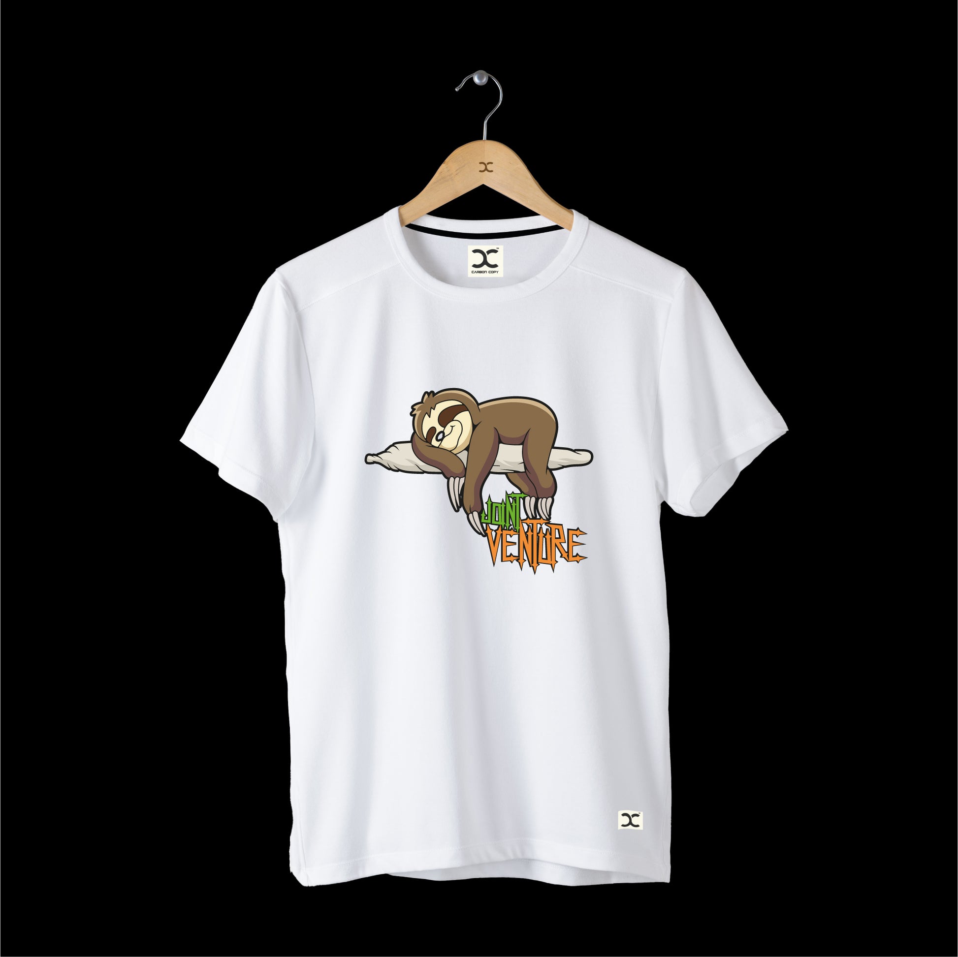 Joint Venture | CARBON-COPY | Premium Smart-Fit | Unisex T-Shirt| | White | T-Shirt