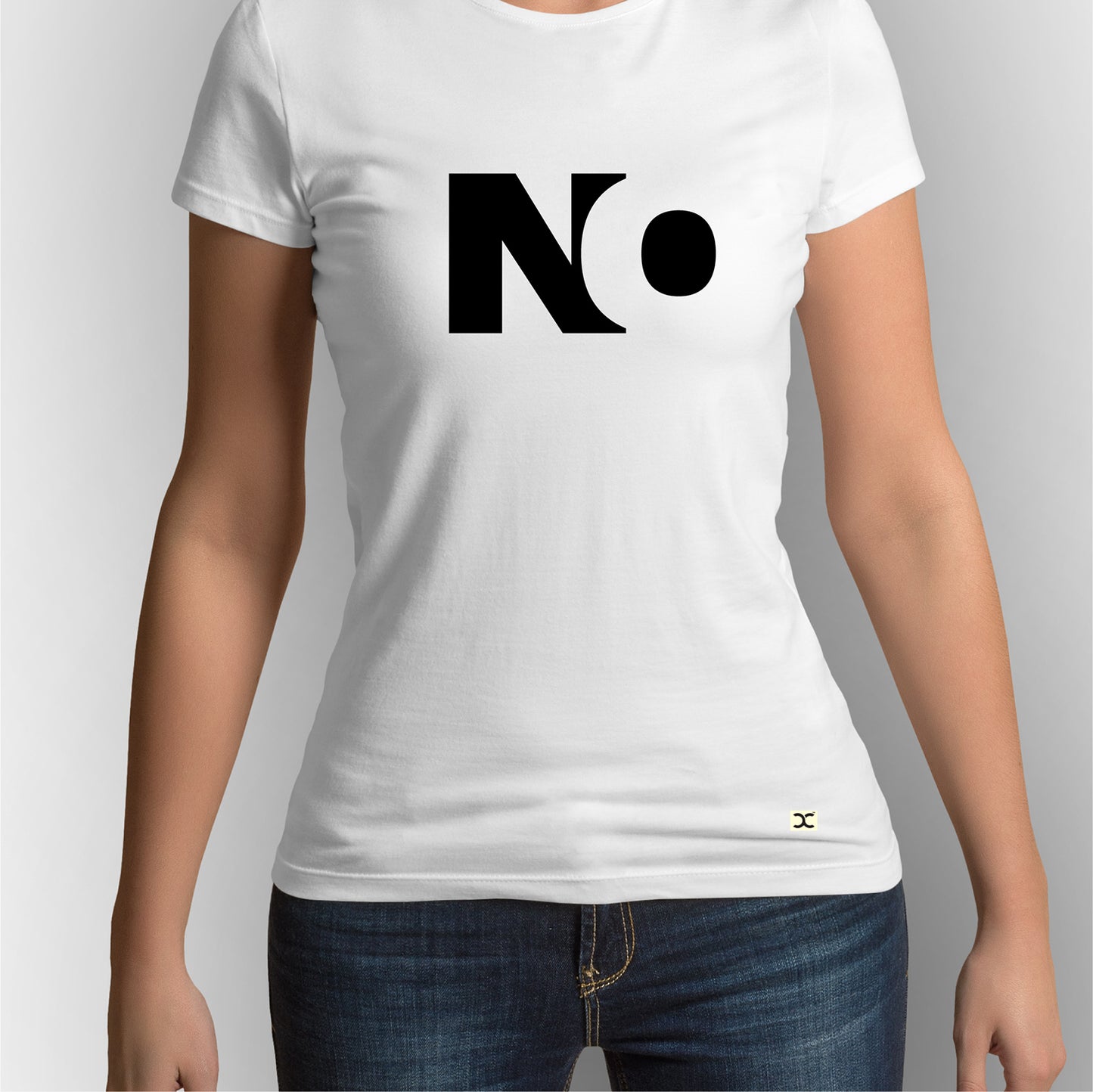 No | CARBON-COPY | Premium Smart-Fit | Unisex T-Shirt| White | T-Shirt