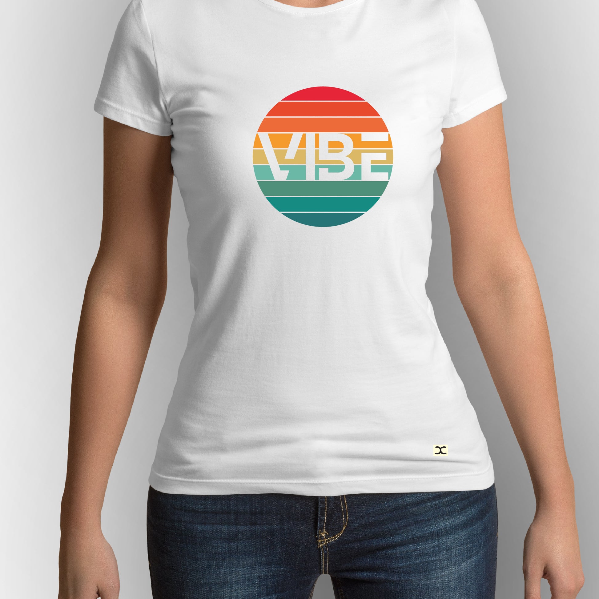 VIBE | CARBON-COPY | Premium Smart-Fit | Unisex T-Shirt| White | T-Shirt