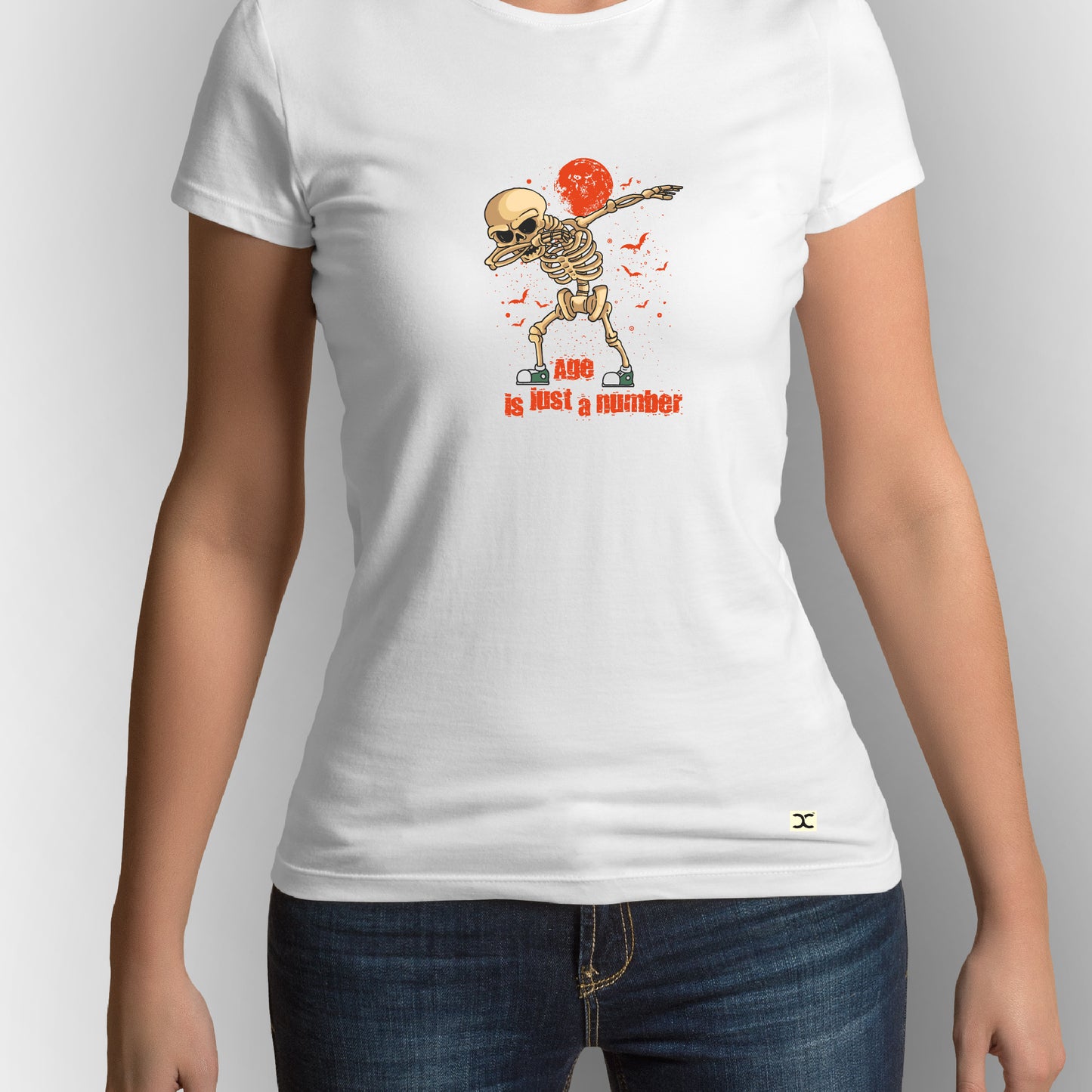 Age is just a number | CARBON-COPY | Premium Smart-Fit | Unisex T-Shirt| White T-Shirt