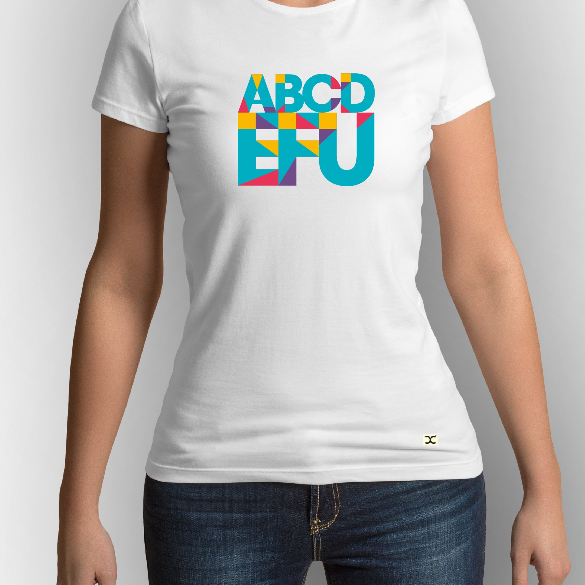 ABCDEFU | CARBON-COPY | Premium Smart-Fit | Unisex T-Shirt| White
