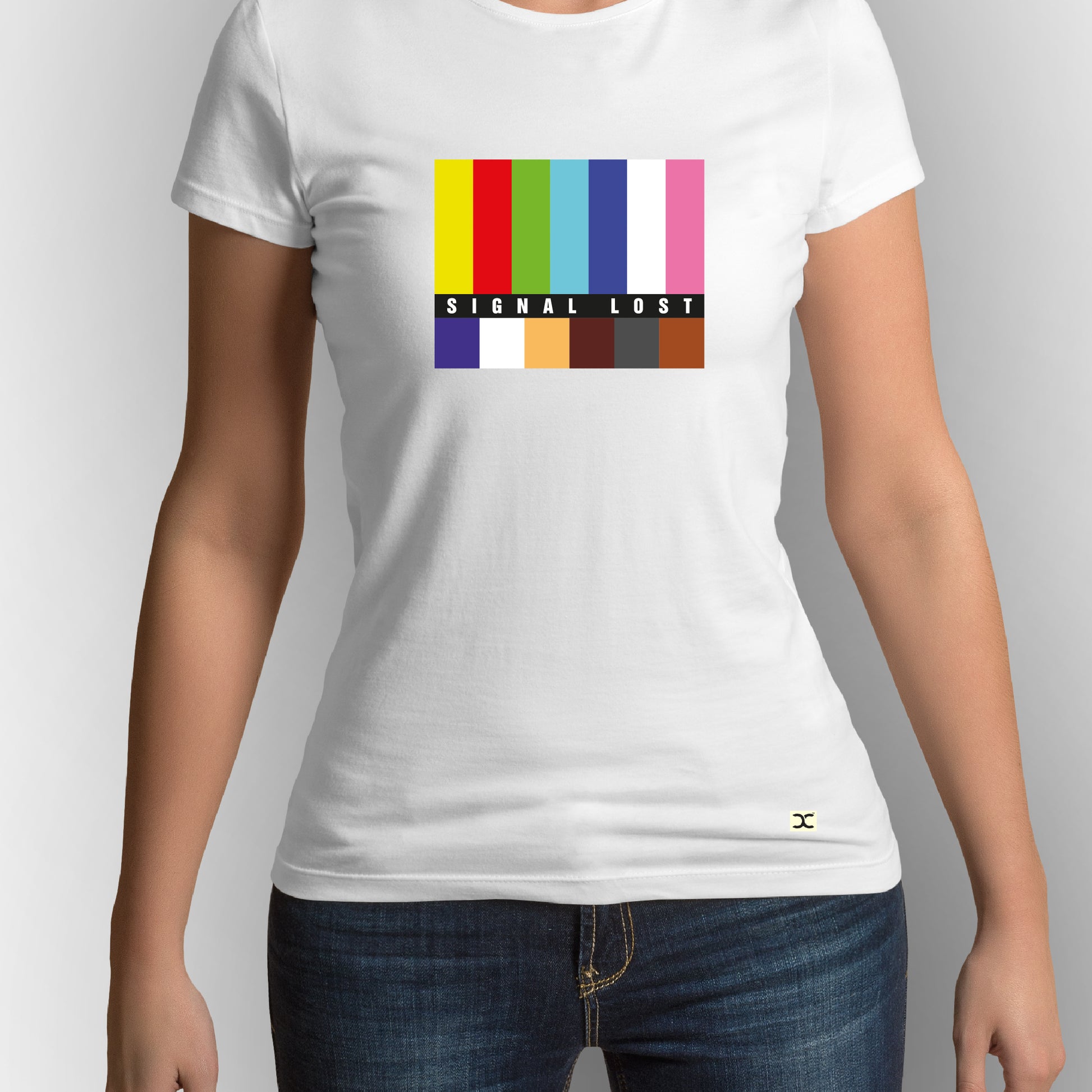 Signal Lost | CARBON-COPY | Premium Smart-Fit | Unisex T-Shirt| White T-Shirt
