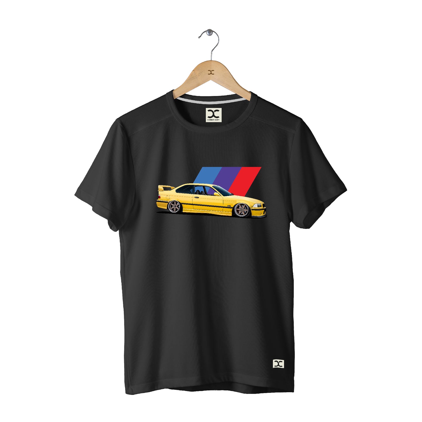 BMW E36 M3 | CARBON-COPY | Premium Smart-Fit | Unisex T-Shirt| Black T-Shirt