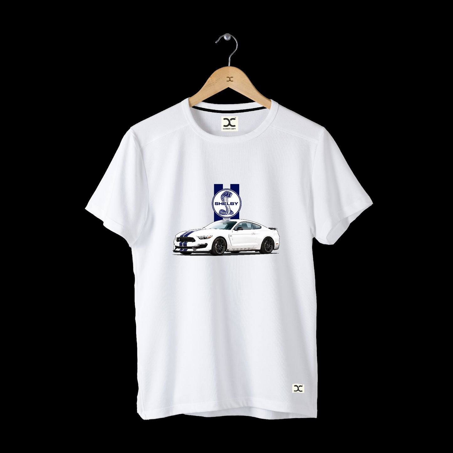 Shelby Mustange GT500 | CARBON-COPY | Premium Smart-Fit | Unisex T-Shirt| White T-Shirt