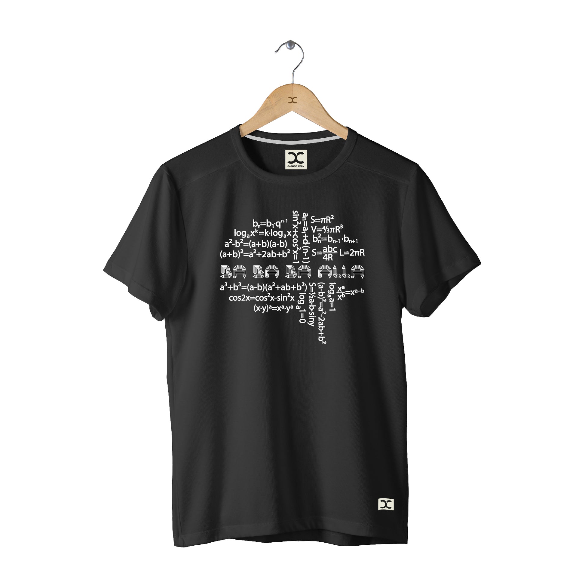 Ba Ba Ba Alla | CARBON-COPY | Premium Smart-Fit | Unisex T-Shirt | Black | T-Shirt