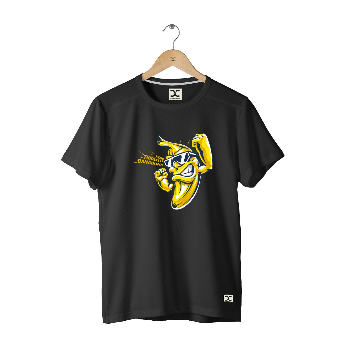 Kon Thiruttu Banahona | CARBON-COPY | Premium Smart-Fit | Unisex T-Shirt | Black | T-Shirt