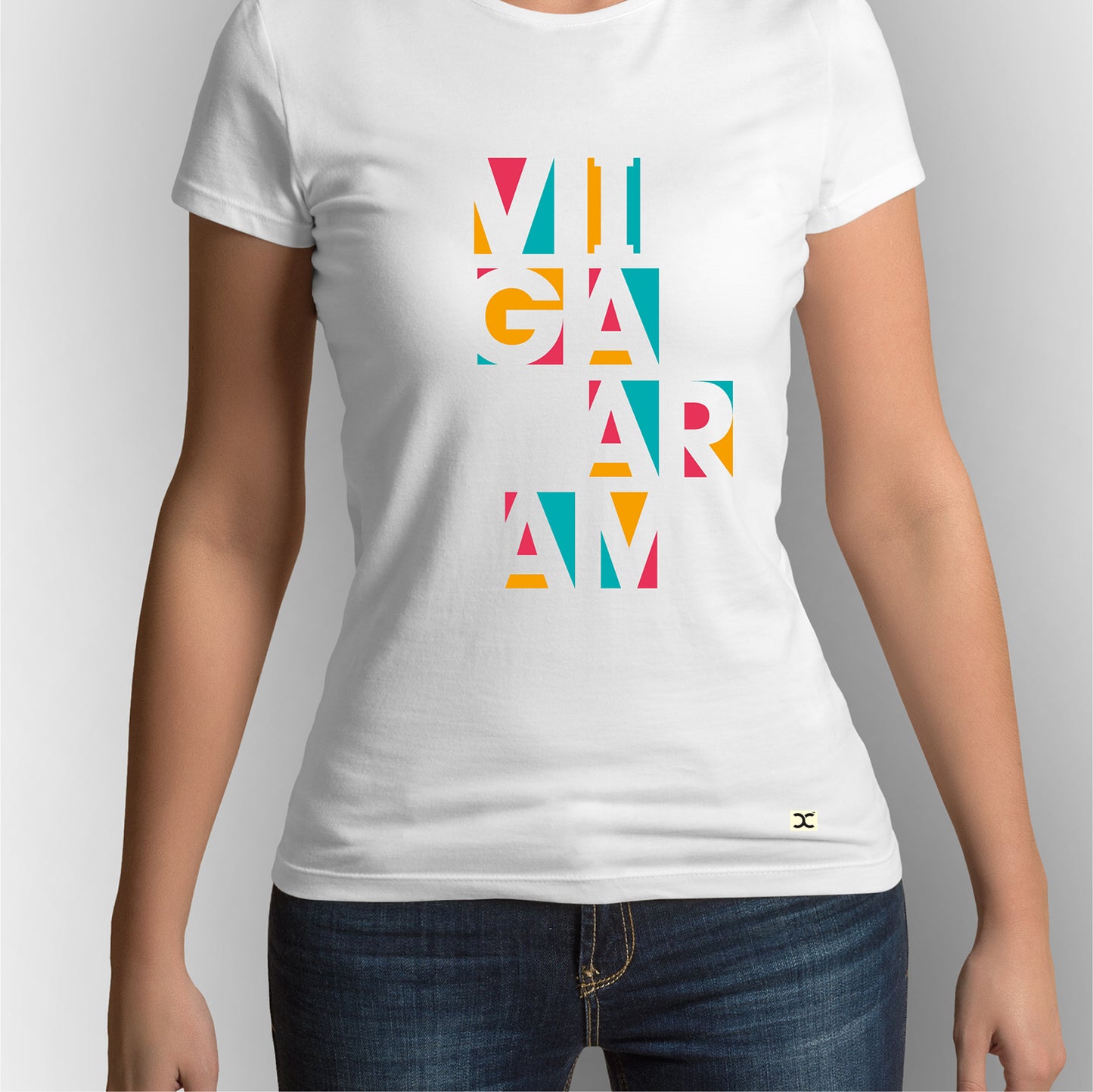 Vigaaram | CARBON-COPY Premium Smart-Fit l Unisex T-Shirt I White T-Shirt