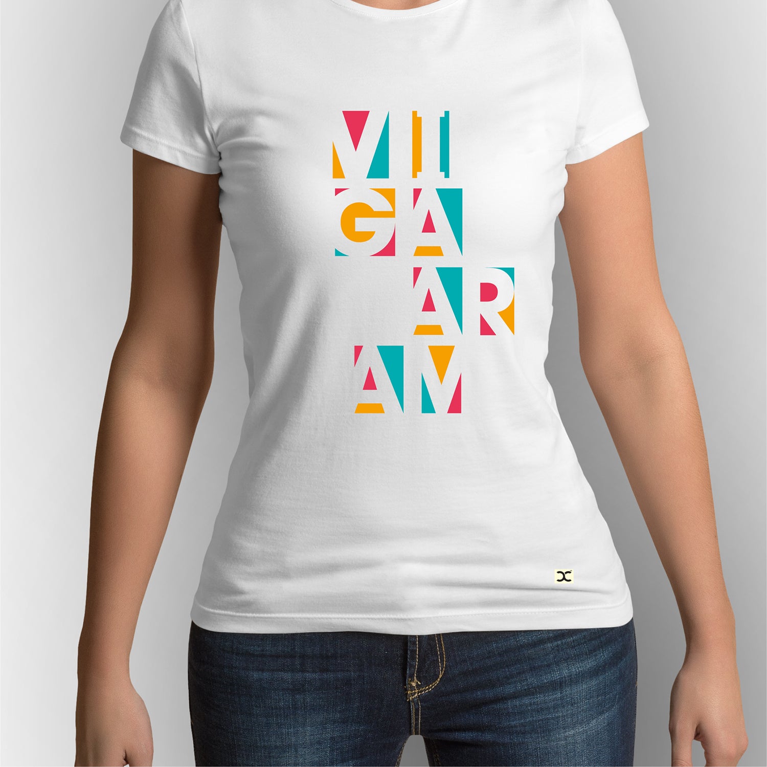 Vigaaram | CARBON-COPY Premium Smart-Fit l Unisex T-Shirt I White T-Shirt