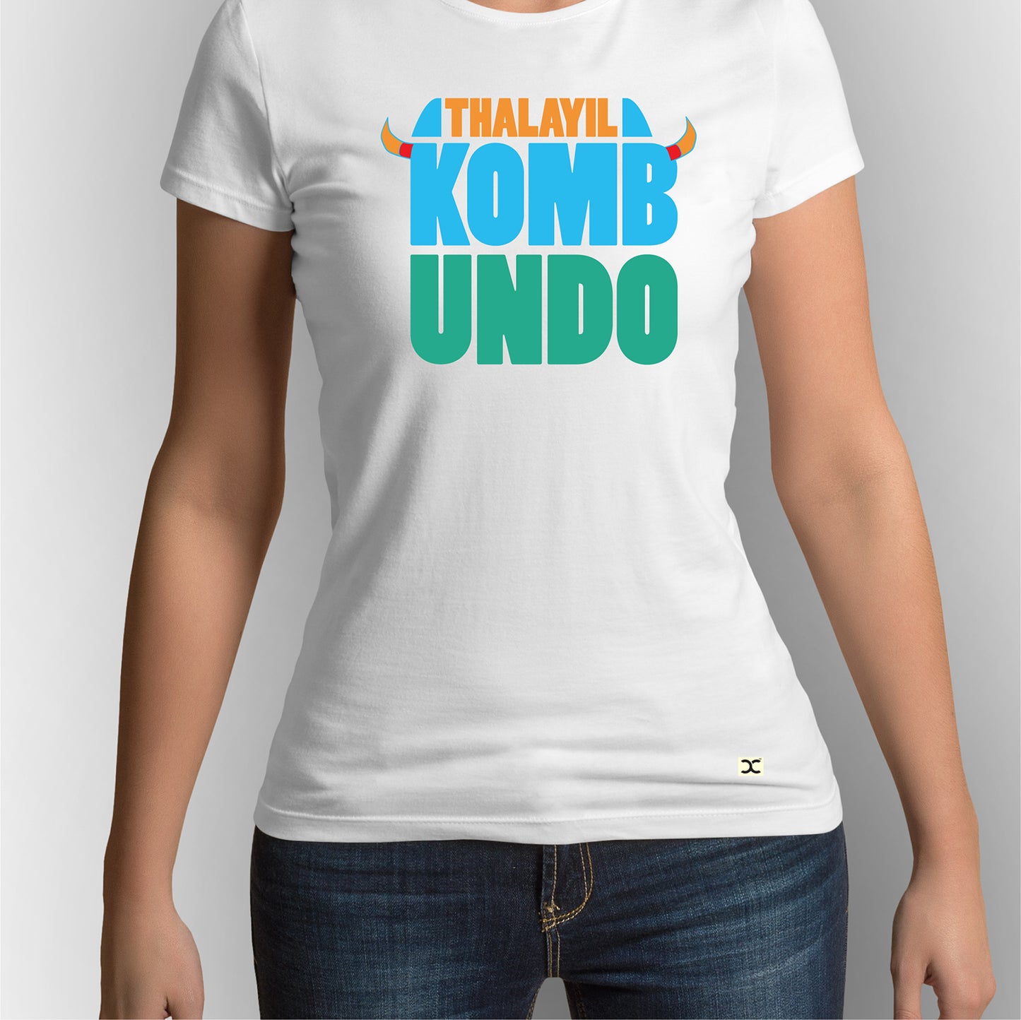 Thalayil Kombundo | CARBON-COPY l Premium Smart-Fit l Unisex T-Shirt I White printed t-shirt