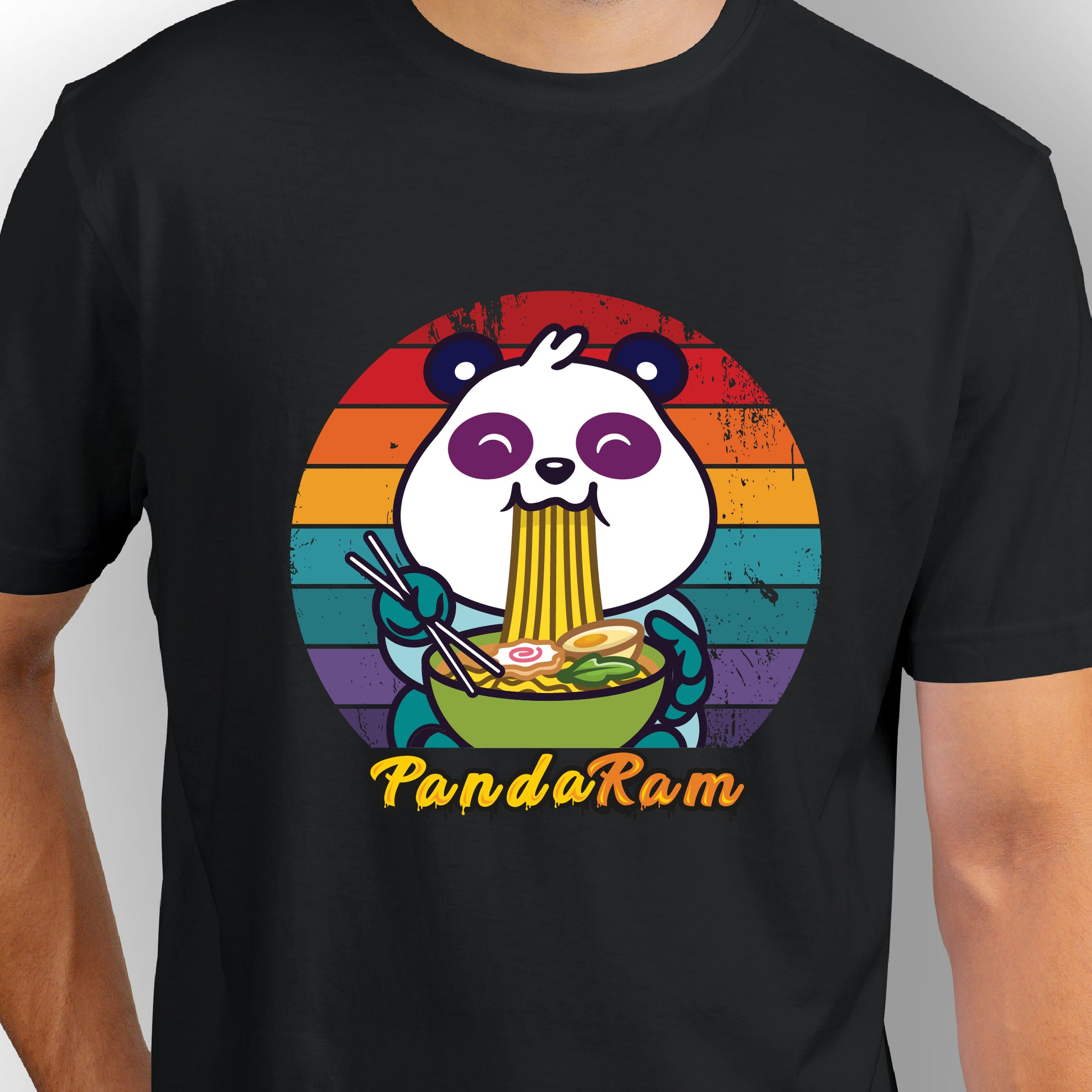 Pandaram | CARBON-COPY | Premium Smart-Fit | Unisex T-Shirt| Black | T-Shirt