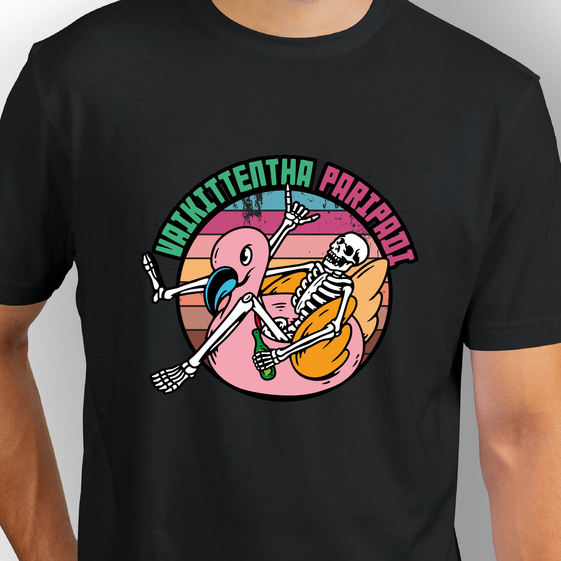 Vaikittentha Paripadi | CARBON-COPY | Premium Smart-Fit | Unisex T-Shirt| Black T-Shirt