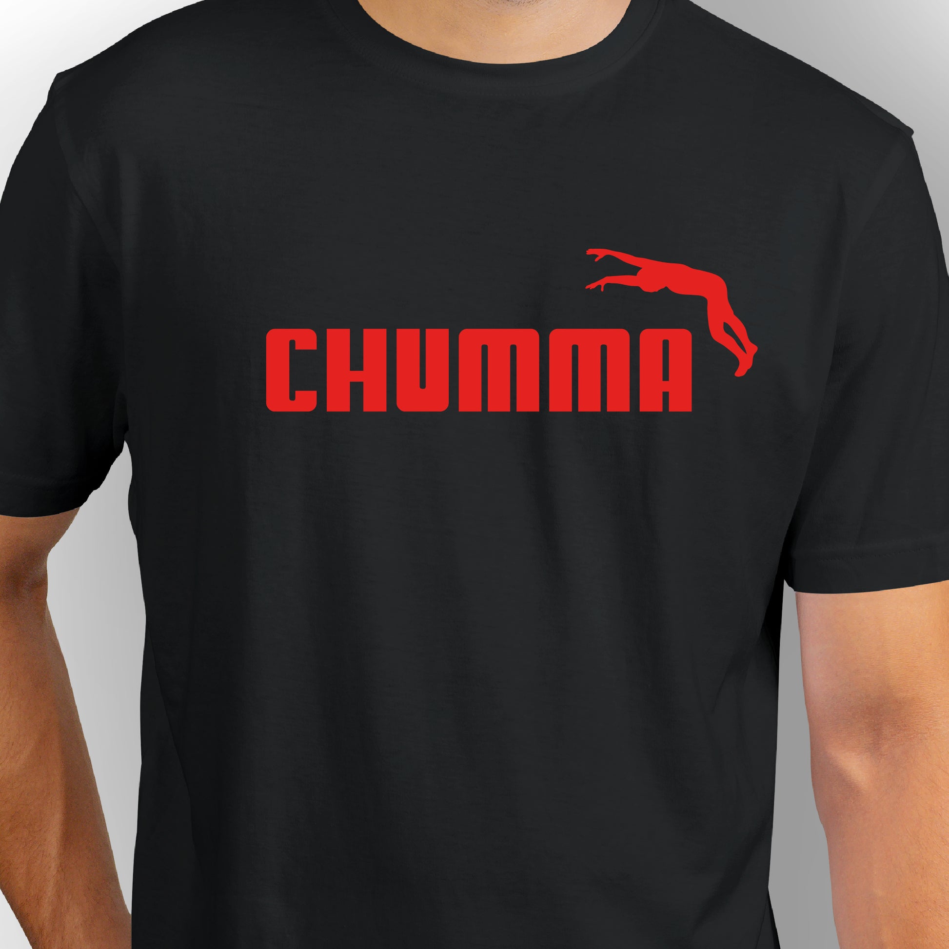 Chumma | CARBON-COPY | Premium Smart-Fit | Unisex T-Shirt| Black Printed T-Shirt