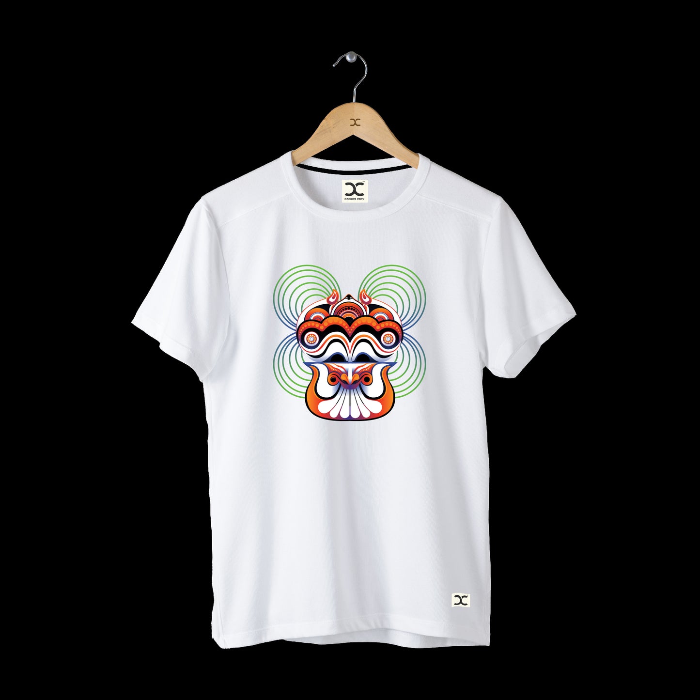 Bhagavathi Theyyam Printed t-shirt White