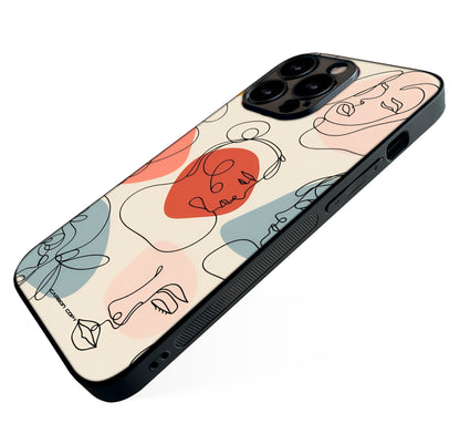 Shades Arty Pattern Phone Glass Case