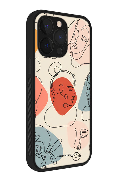 Shades Arty Pattern Phone Glass Case