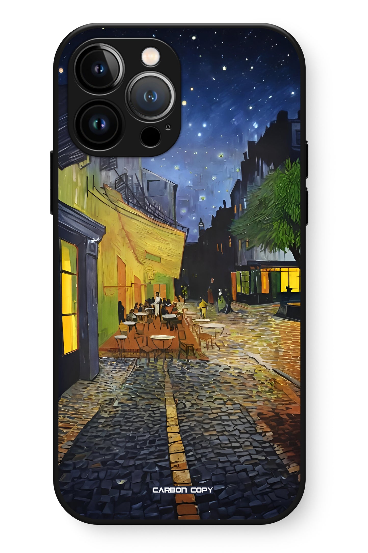 Midnight Stroll Pattern Phone Glass Case