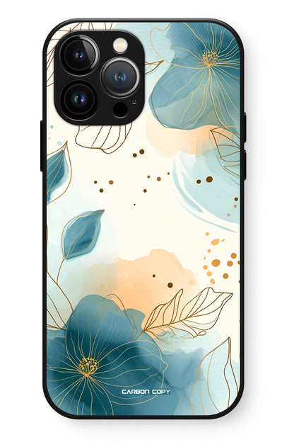 Botanical Beauty Pattern Phone Glass Case