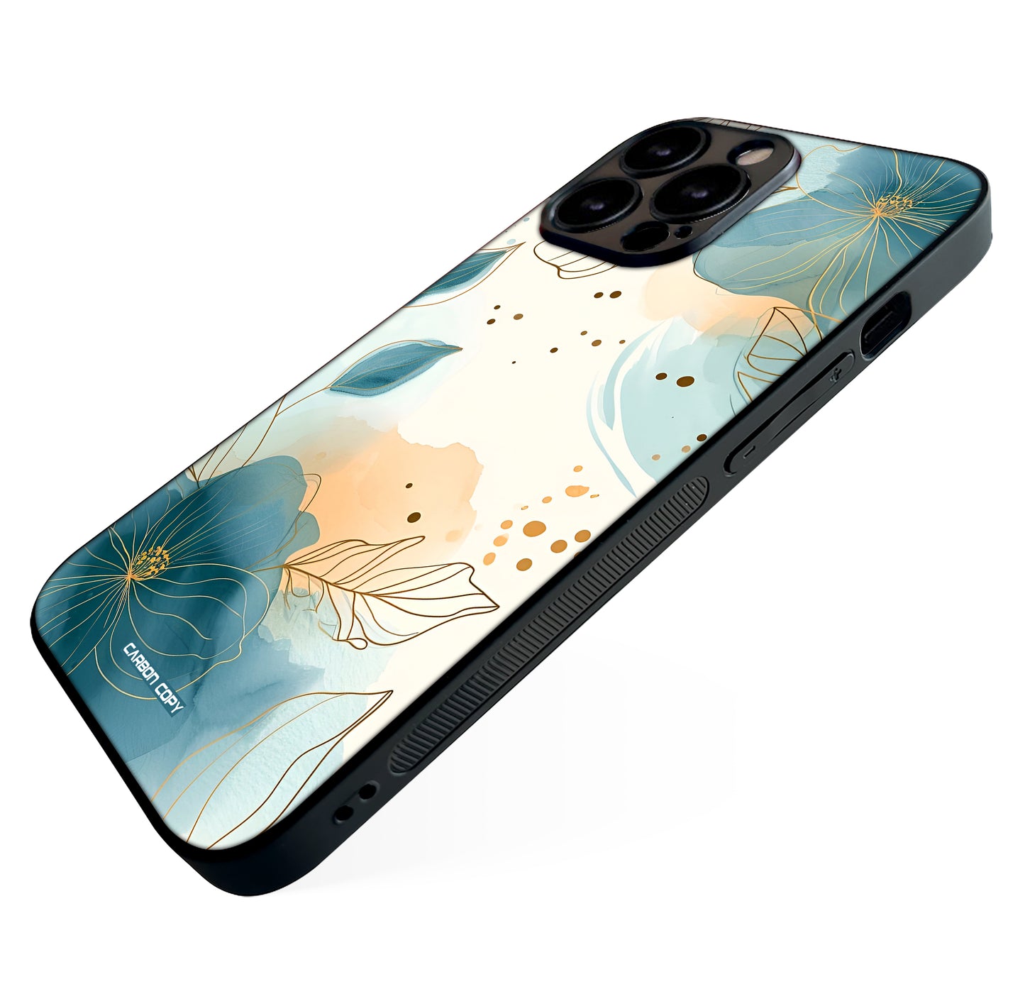 Botanical Beauty Pattern Phone Glass Case