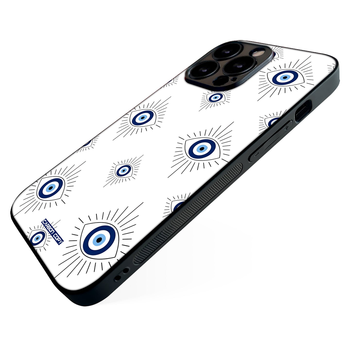 Evil Eye Pattern Phone Glass Case