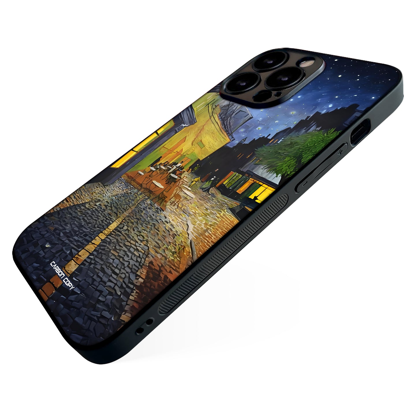 Midnight Stroll Pattern Phone Glass Case