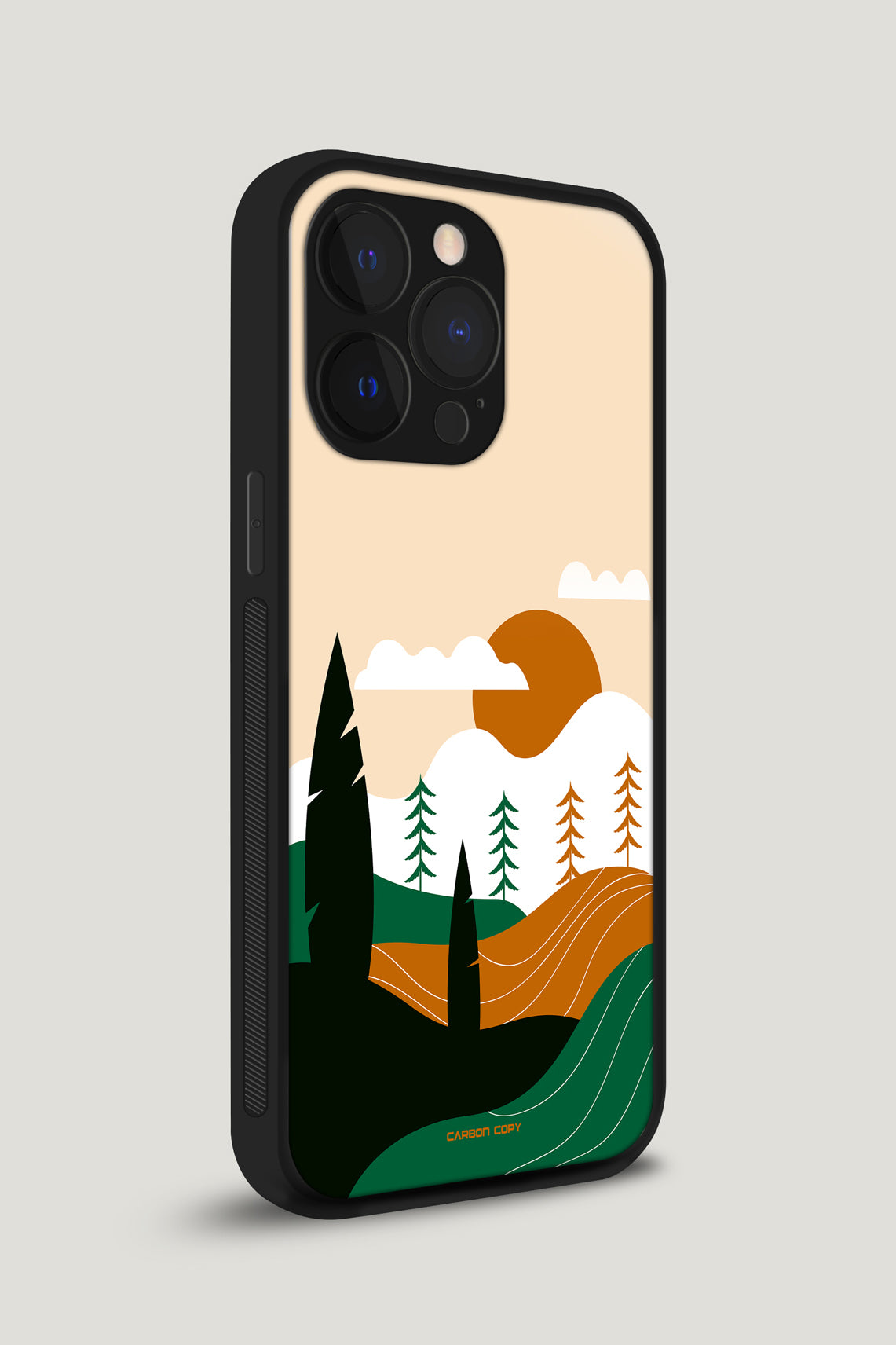 Sunset Print Phone Glass Case