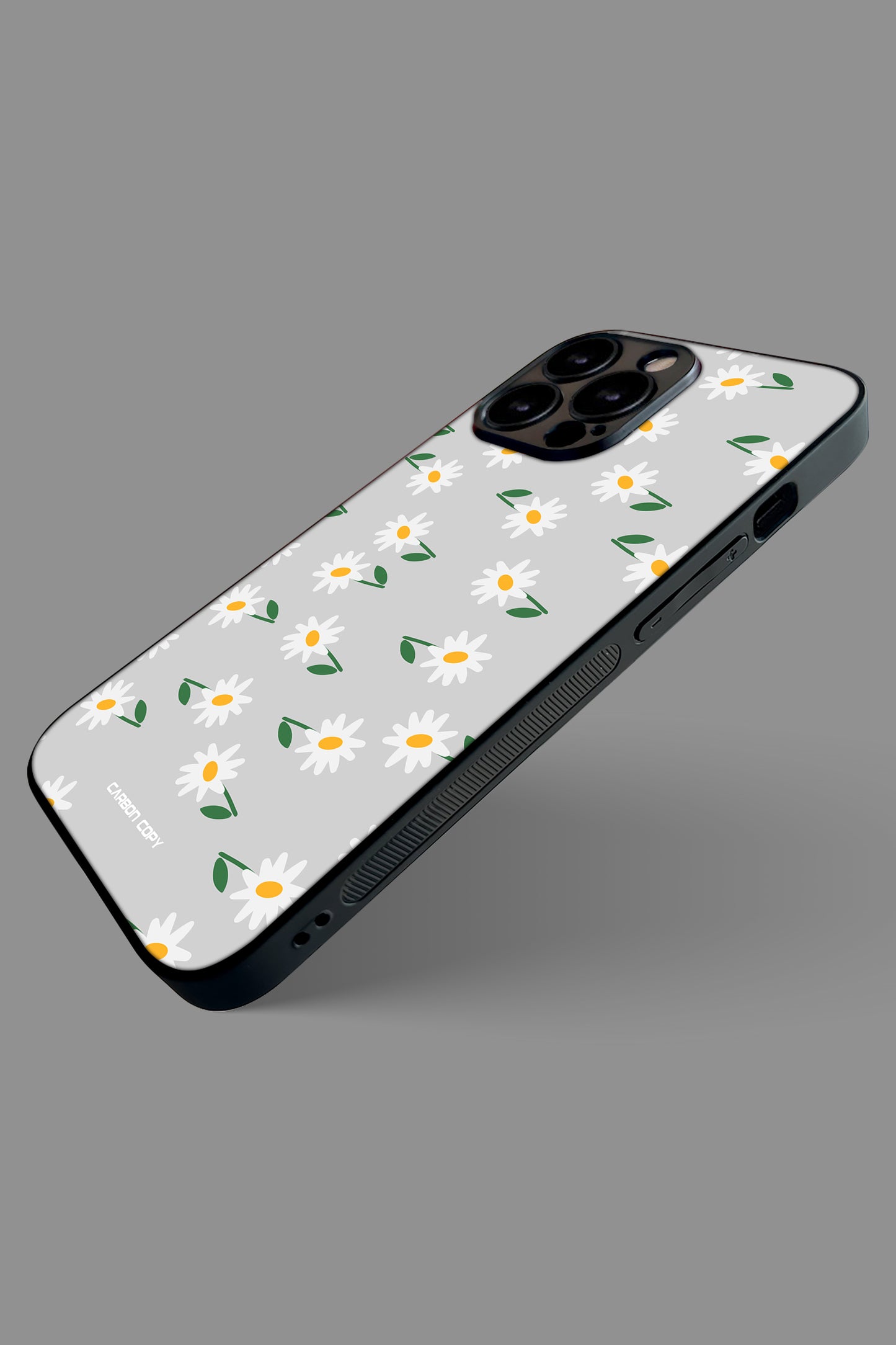 Flowers Design Phone Glass Case