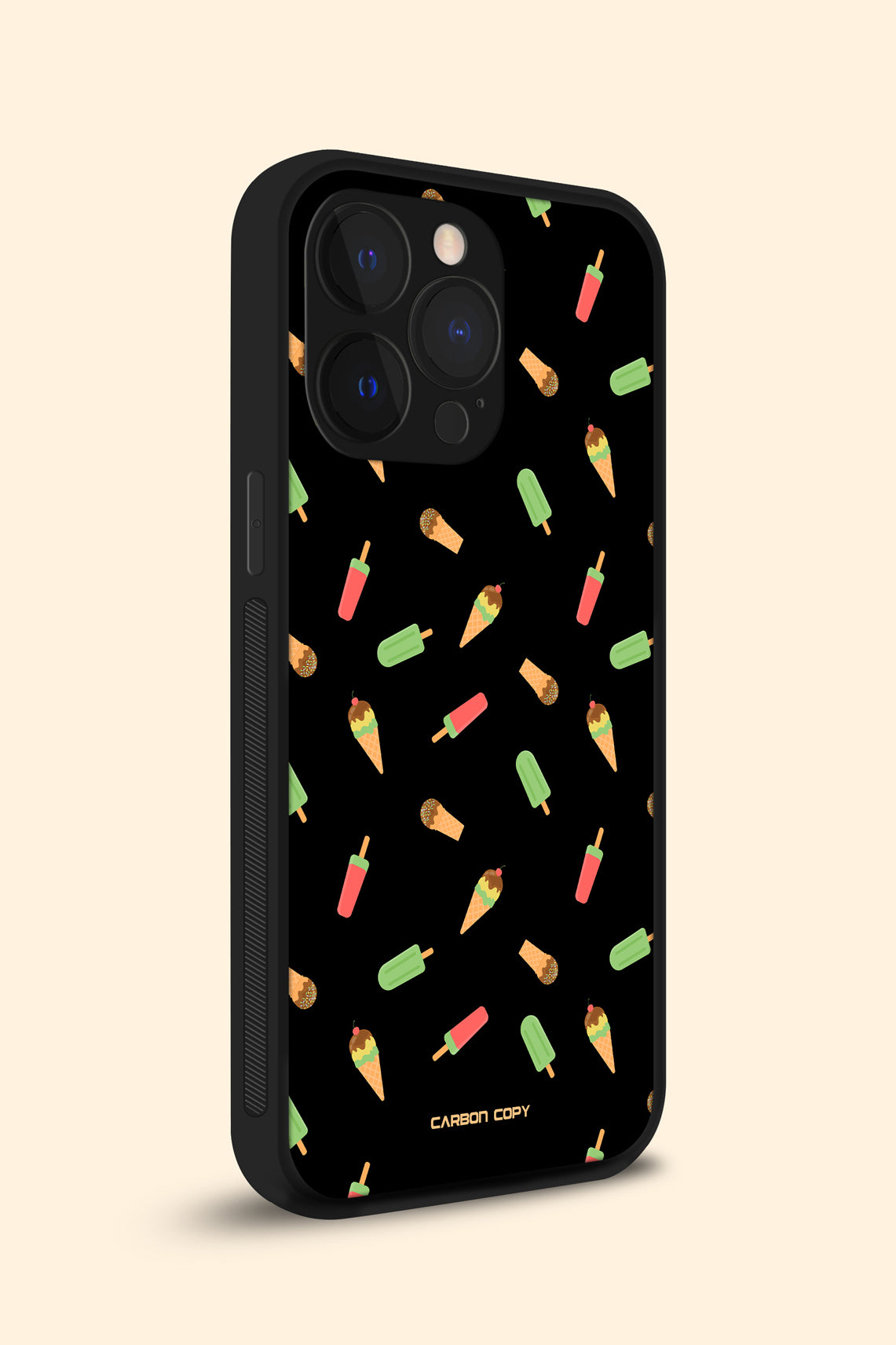 Ice Cream Print  Phone Glass Case